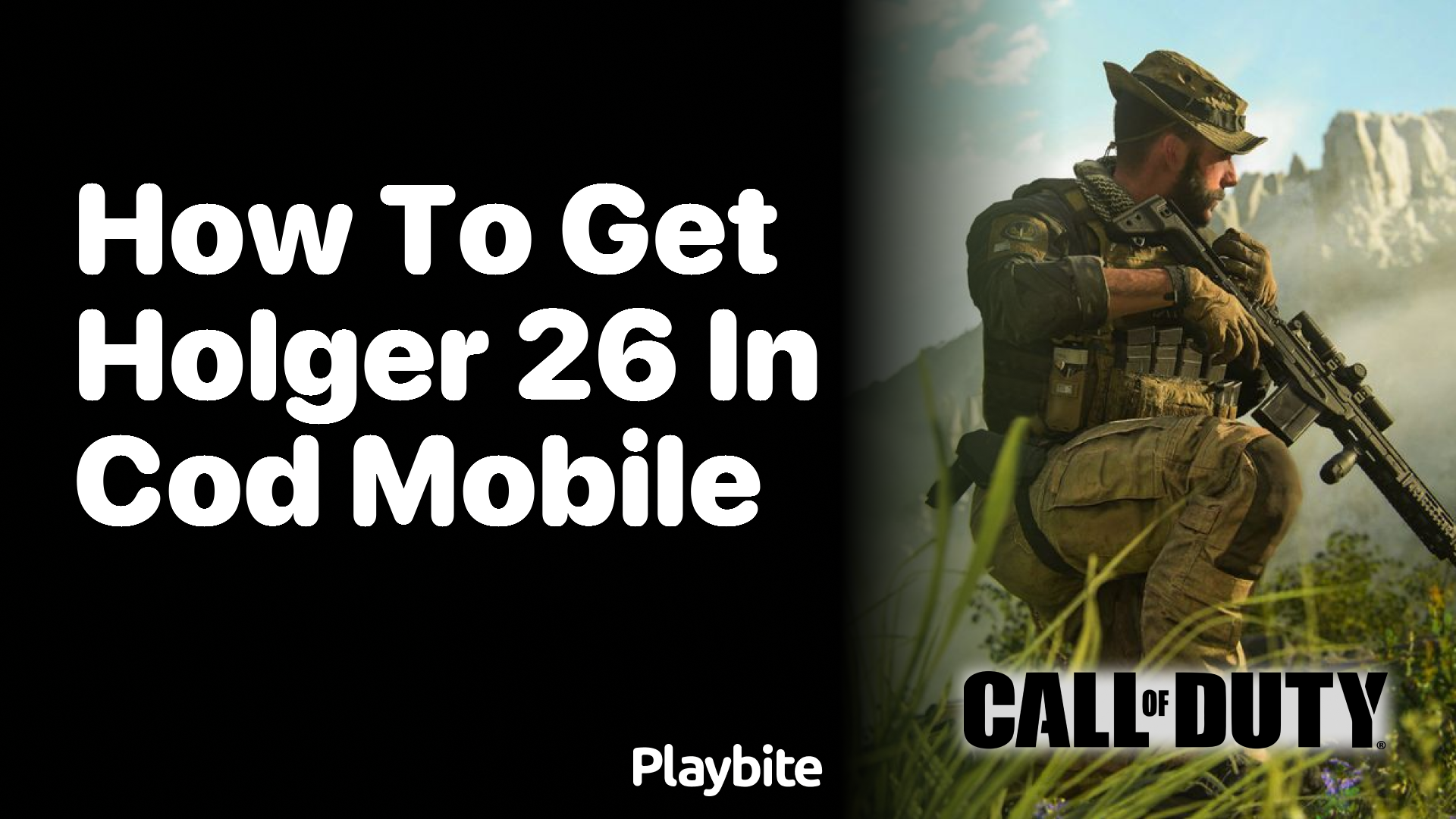 How to Get Holger 26 in COD Mobile