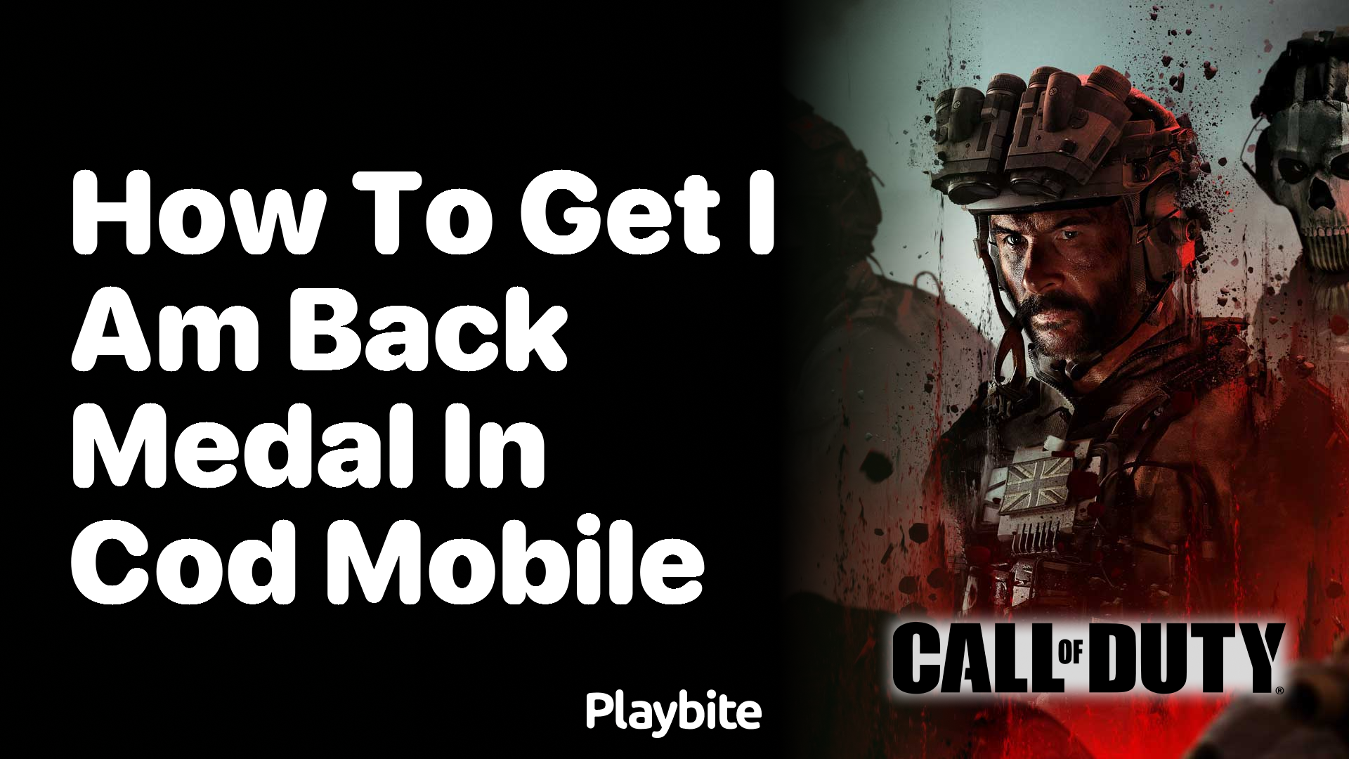 How to Get the ‘I Am Back’ Medal in COD Mobile