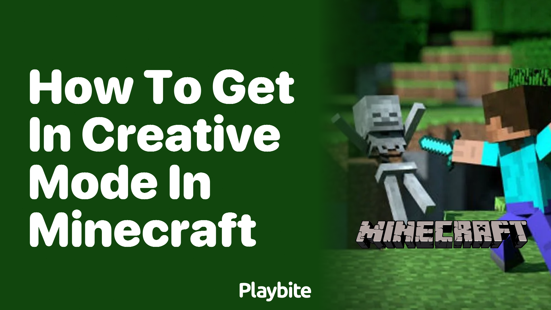 How to Get in Creative Mode in Minecraft: A Simple Guide - Playbite
