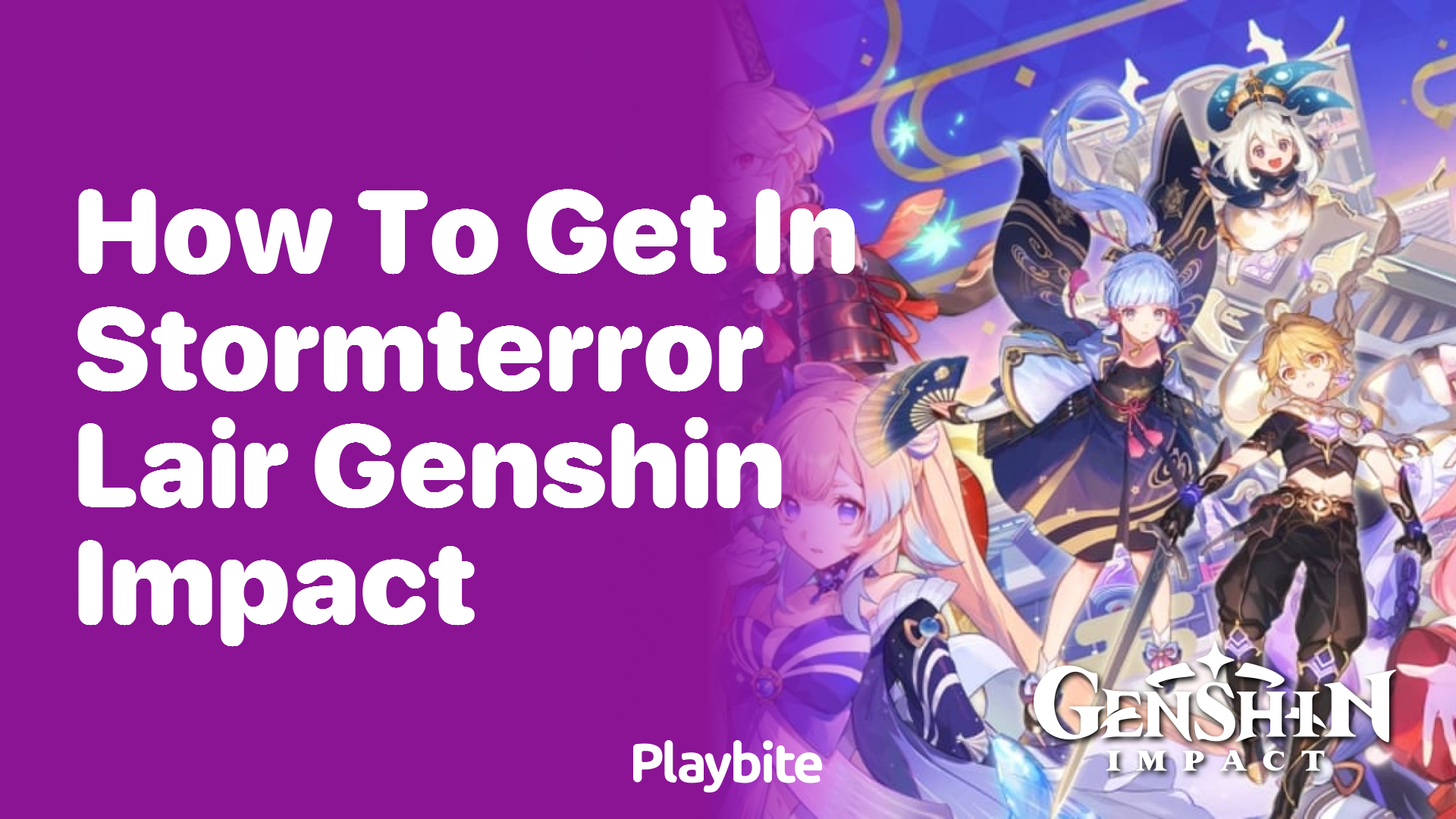 How to Get into Stormterror’s Lair in Genshin Impact
