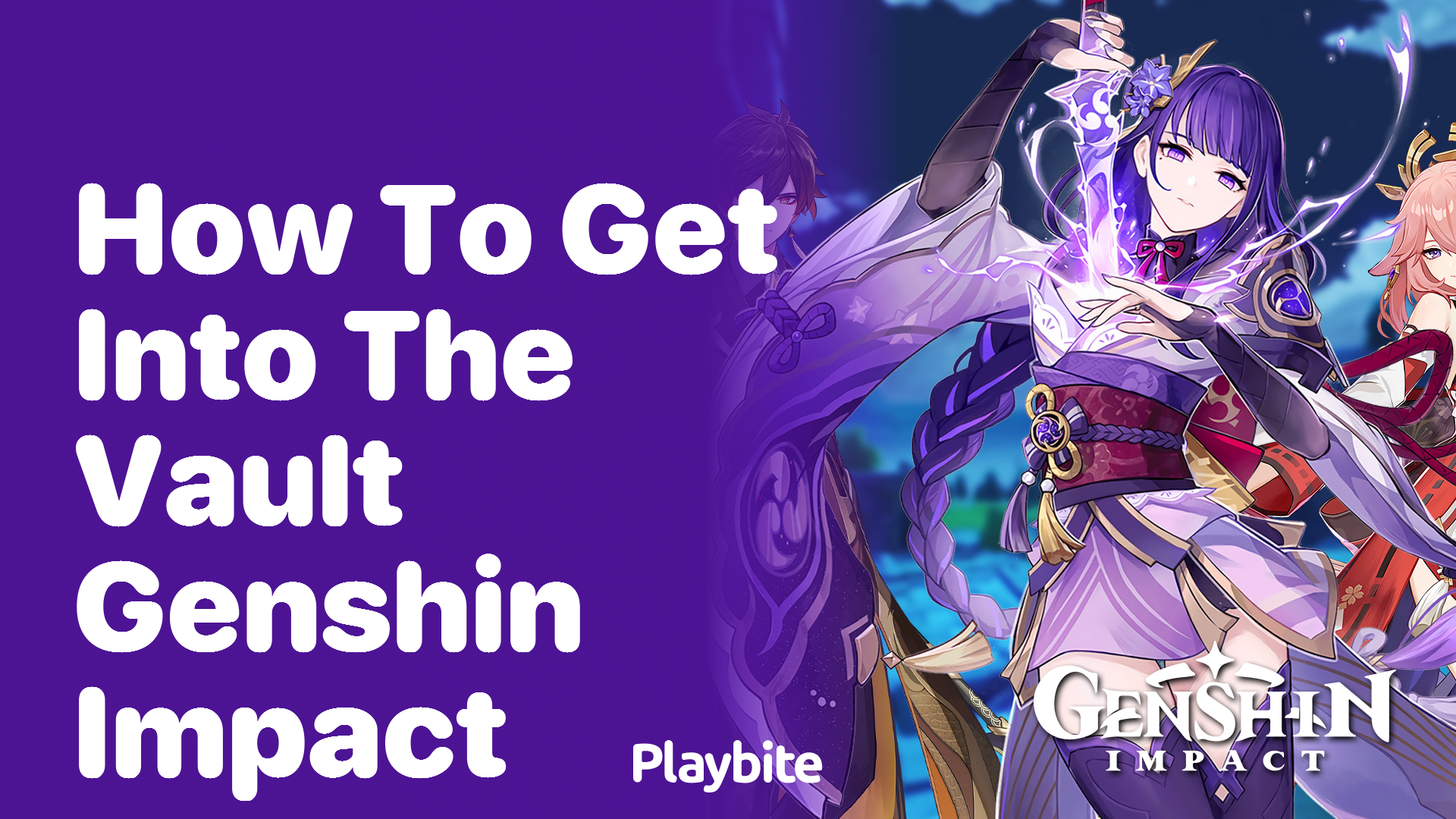 How to Get Into the Vault in Genshin Impact