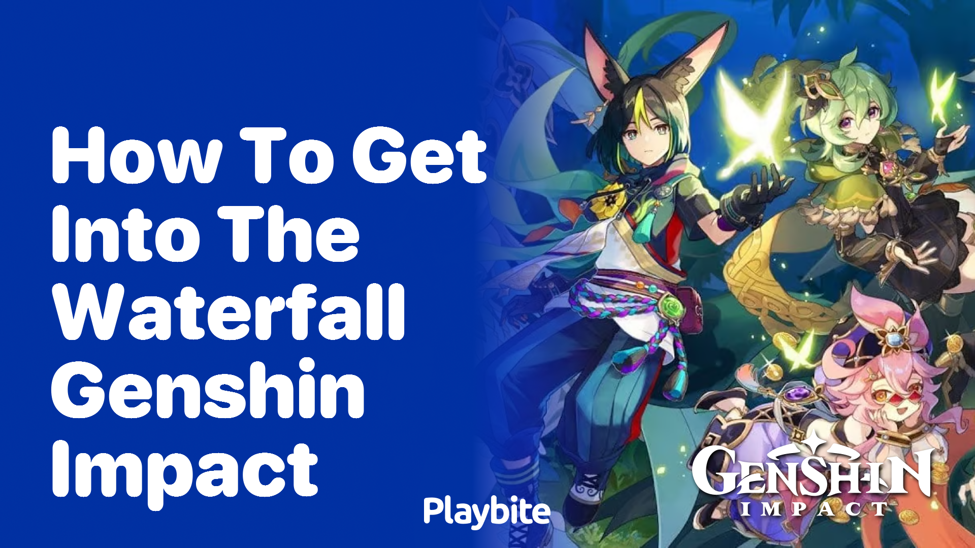 How to Get Into the Waterfall in Genshin Impact