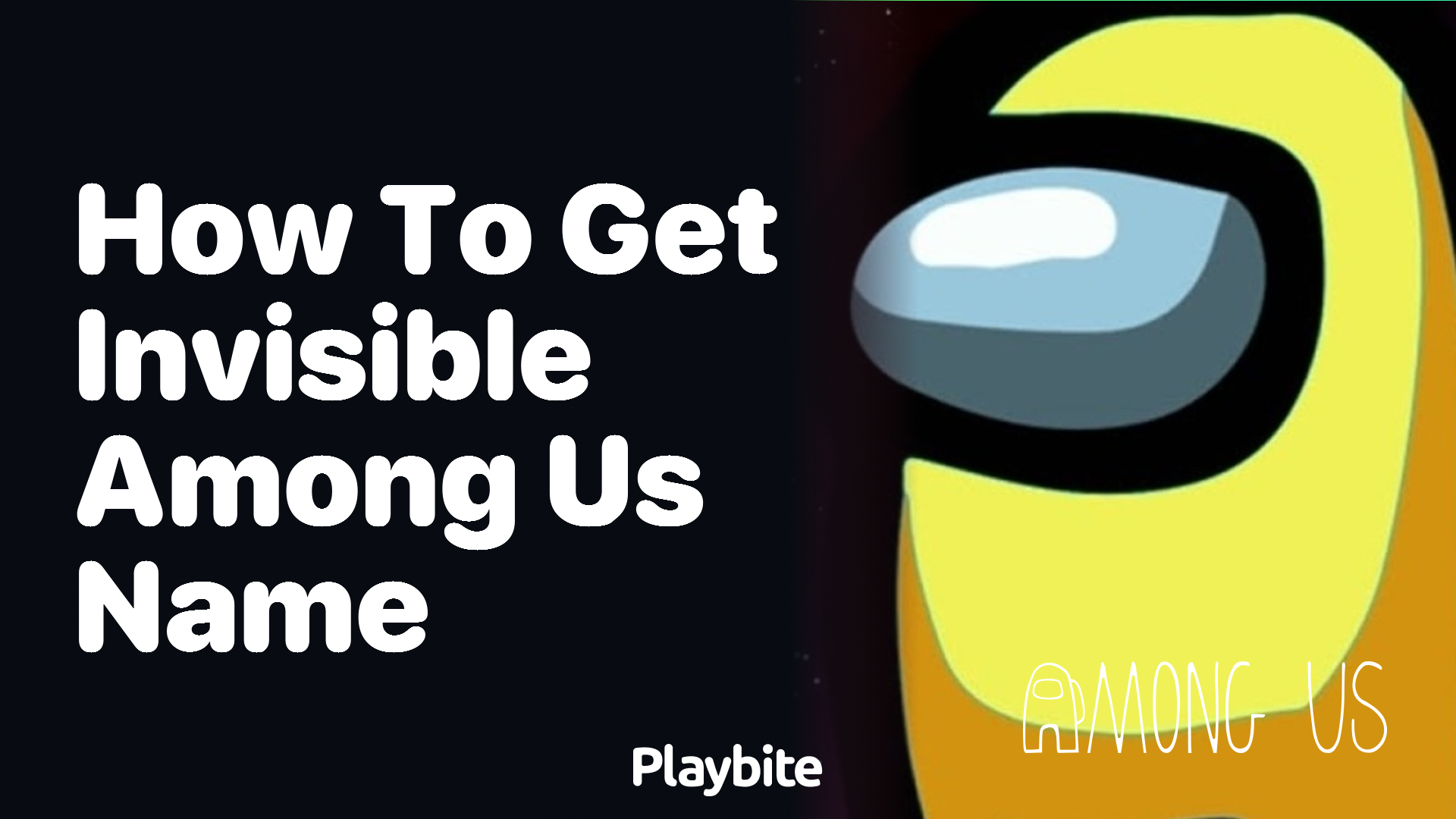 How to Get an Invisible Name in Among Us