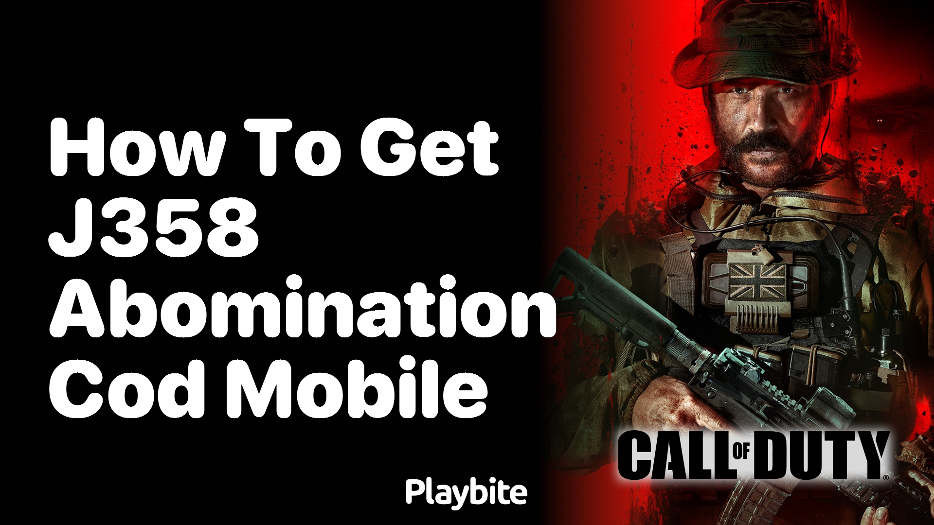 How to Get the J358 Abomination in COD Mobile