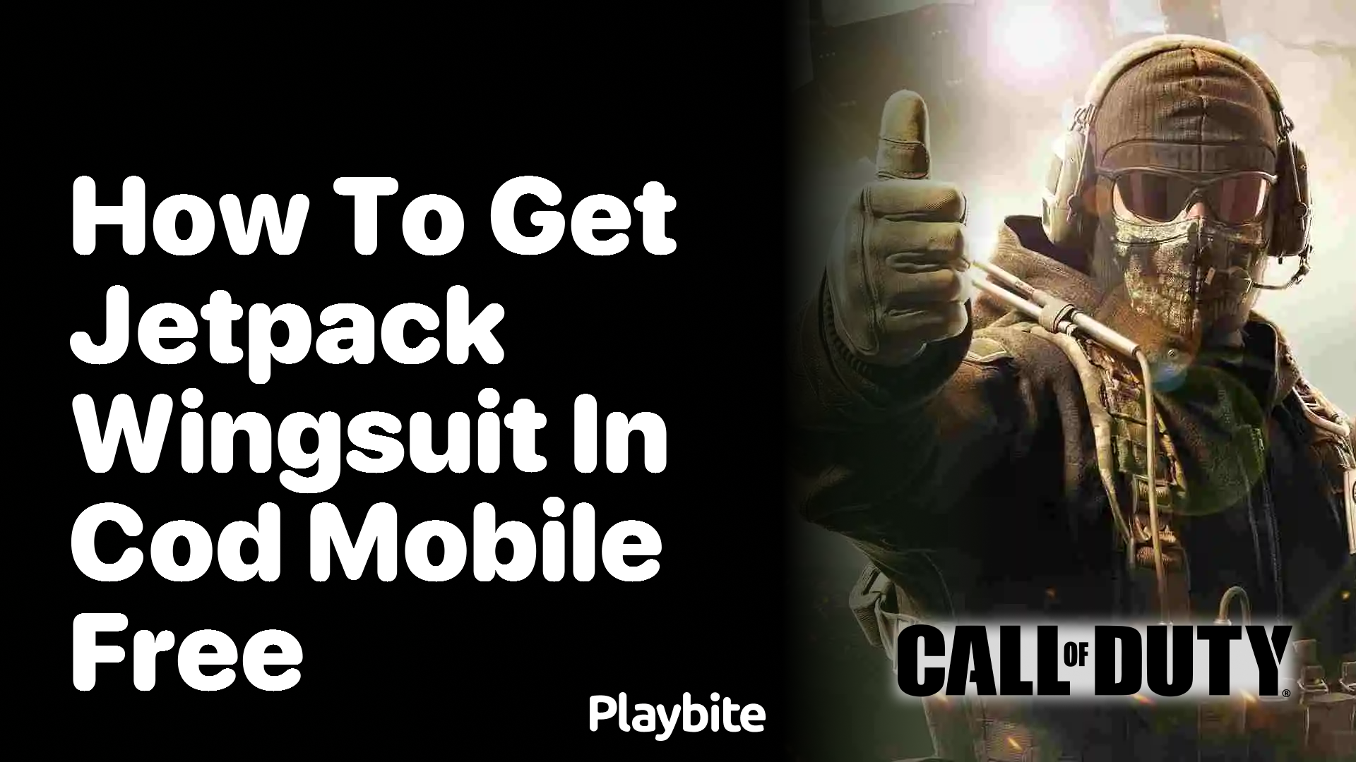 How to Get the Jetpack Wingsuit in COD Mobile for Free