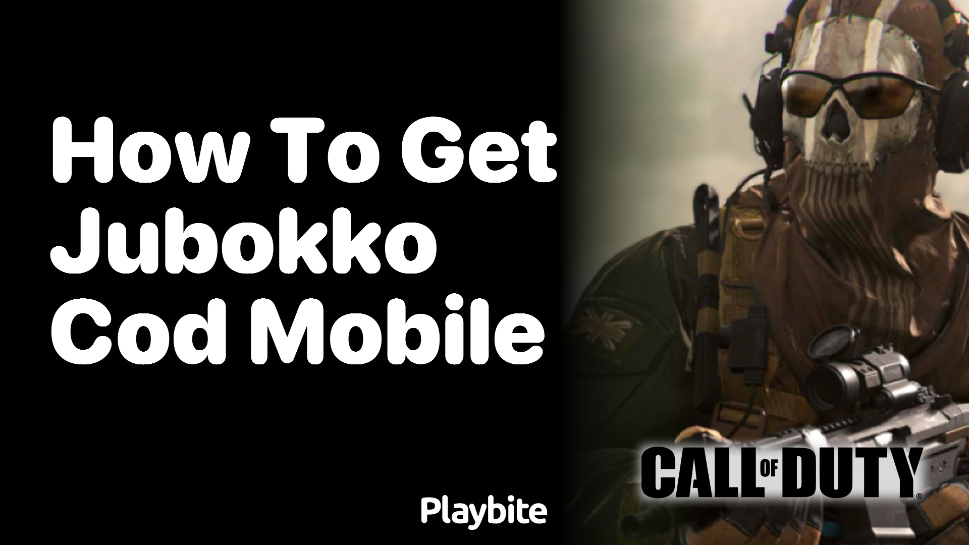 How to Get Jubokko in COD Mobile?