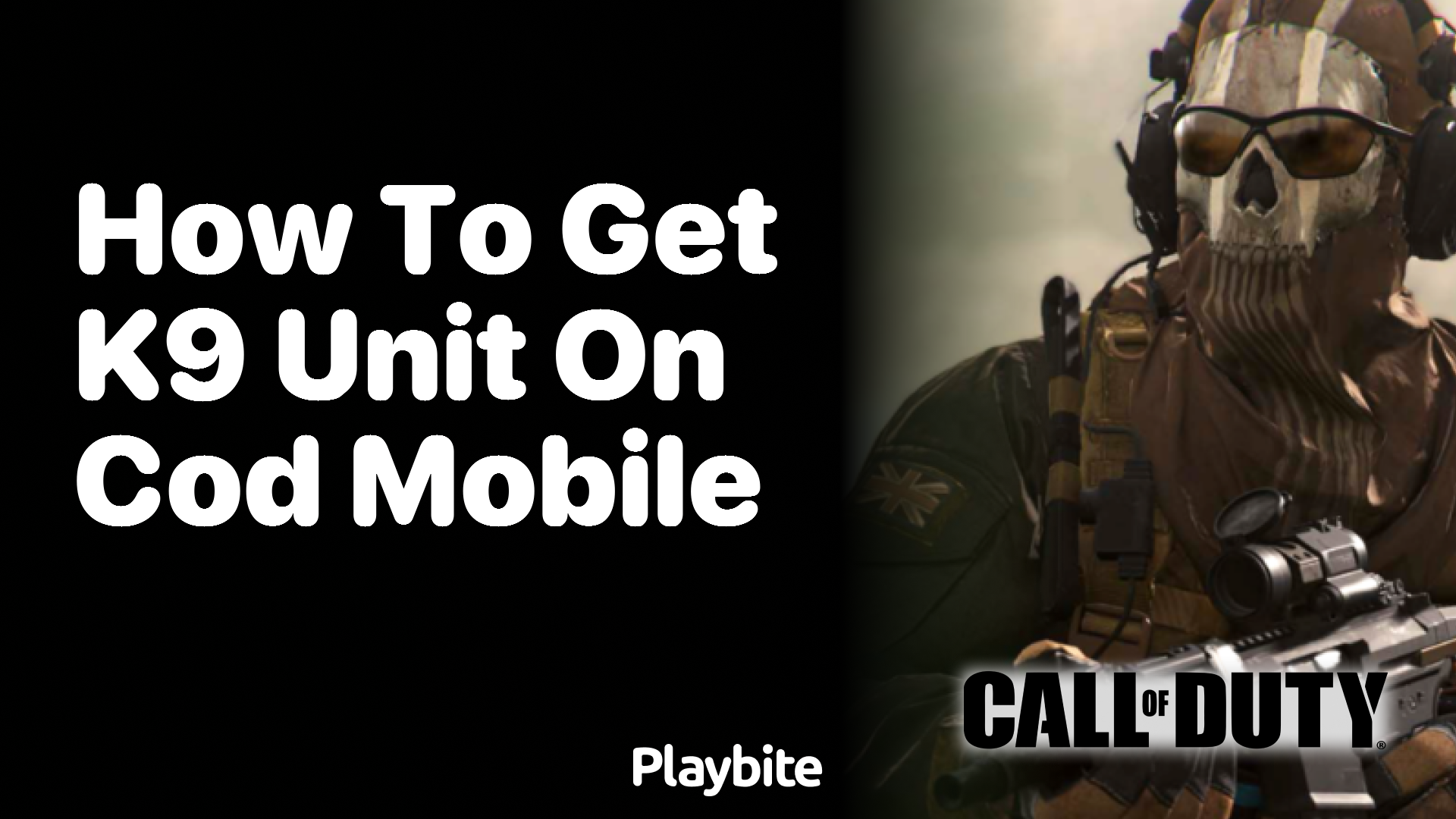 How to Get the K9 Unit on COD Mobile: A Complete Guide