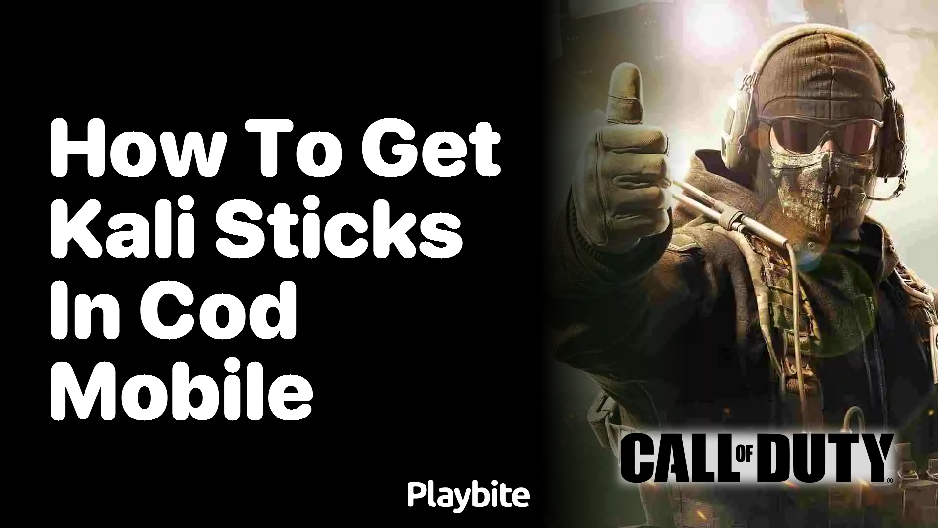 How to Get Kali Sticks in COD Mobile