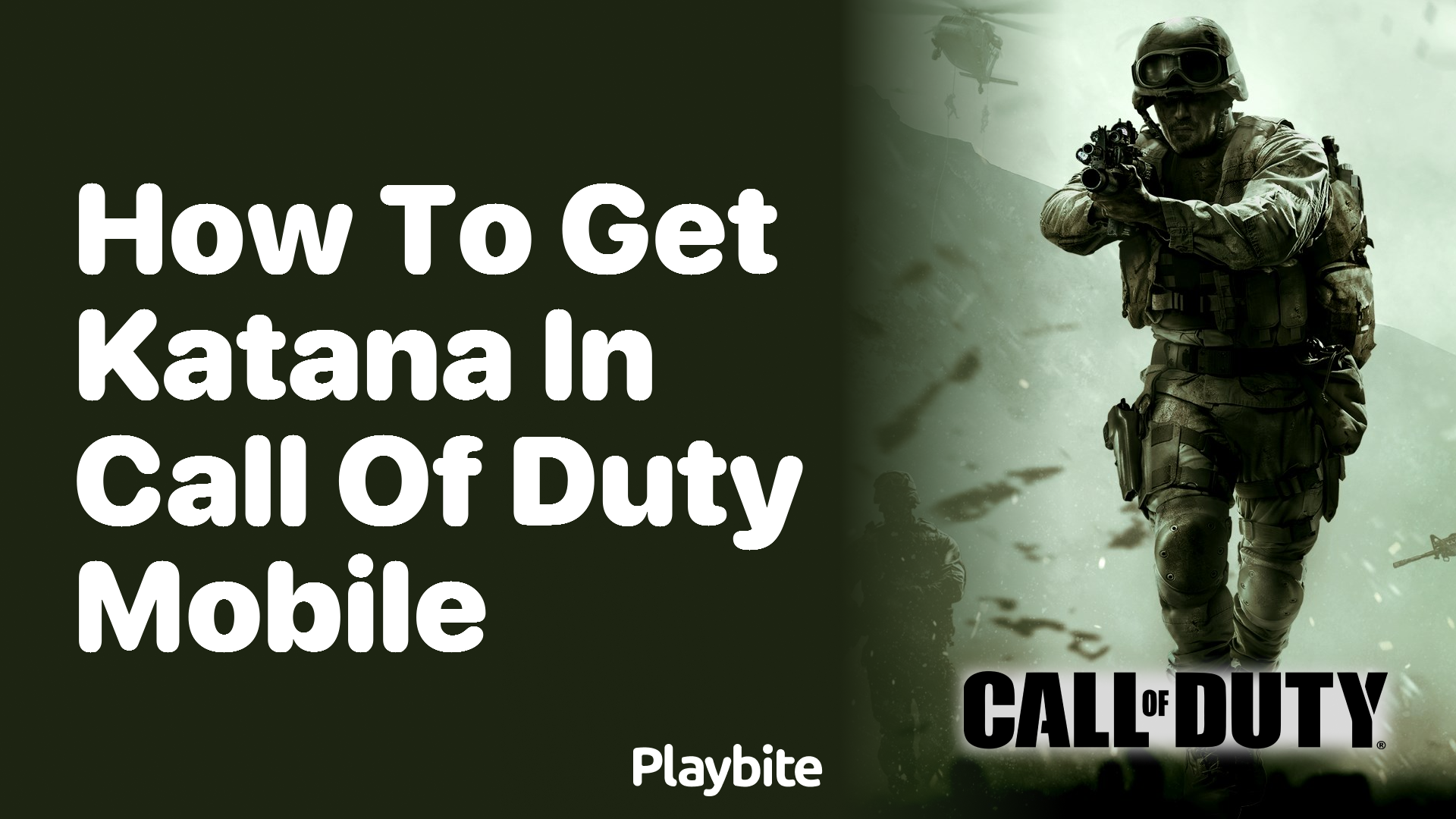 How to Get the Katana in Call of Duty Mobile
