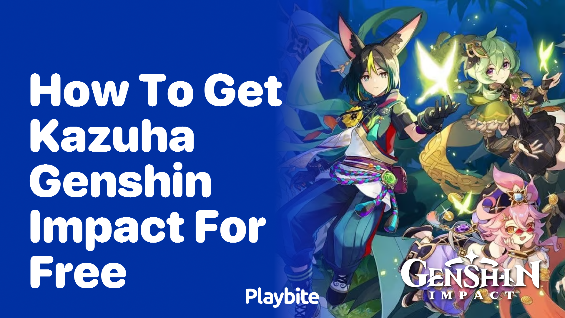 How to Get Kazuha in Genshin Impact for Free?