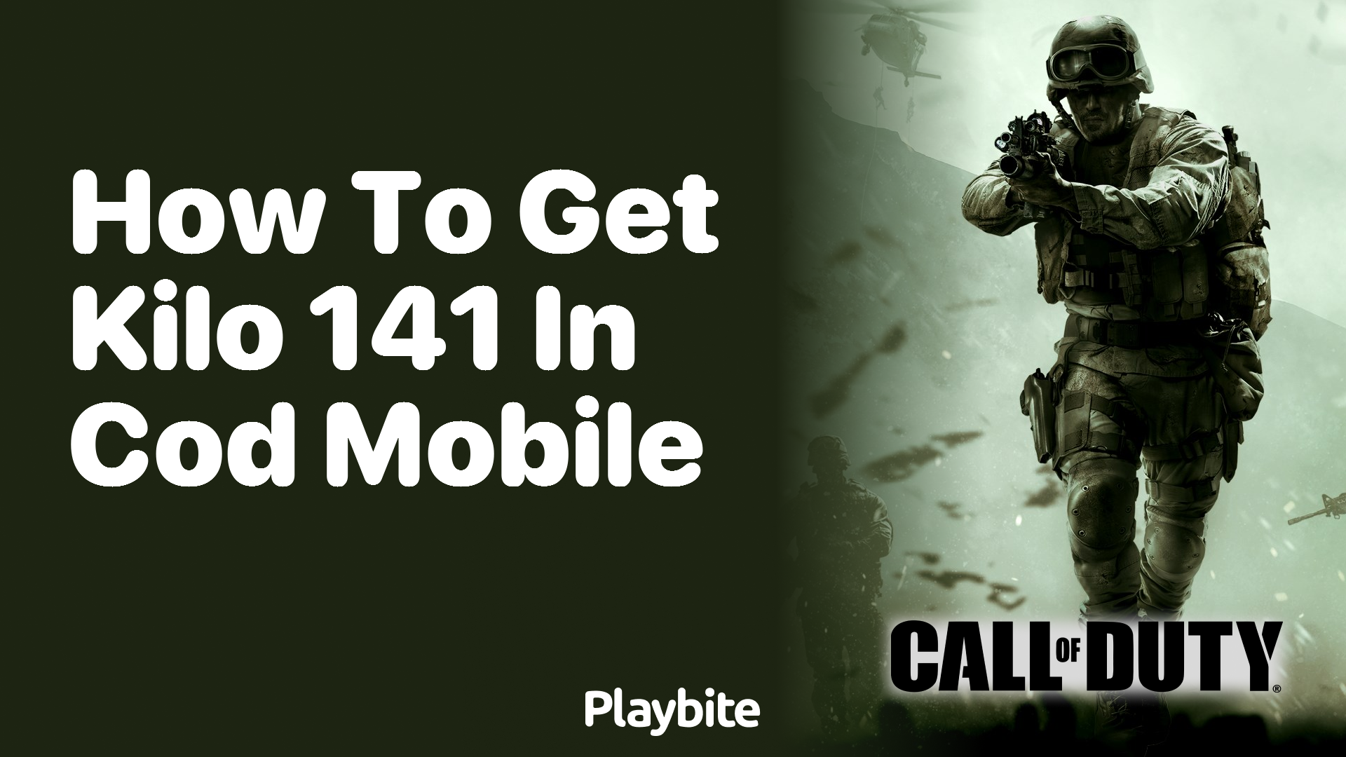 How to Get Kilo 141 in COD Mobile