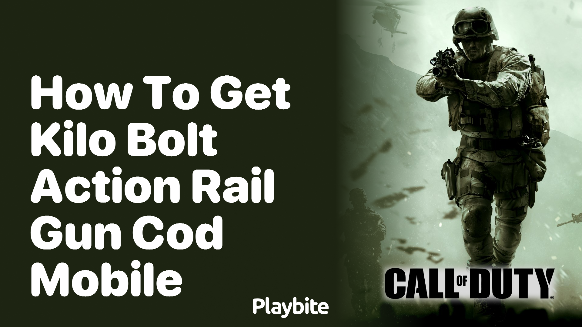 How to Get the Kilo Bolt-Action Rail Gun in COD Mobile