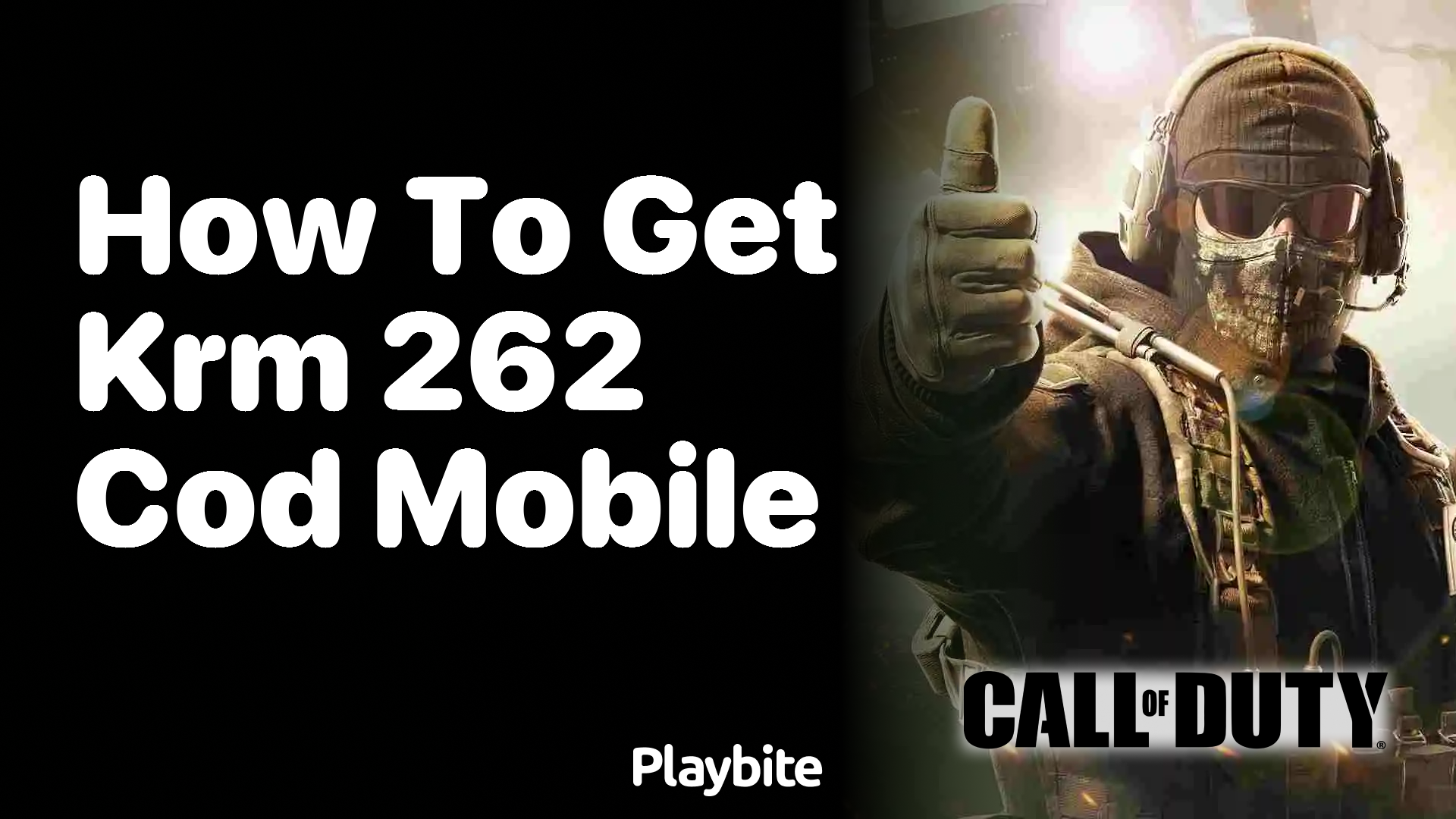 How to Get the KRM-262 in COD Mobile