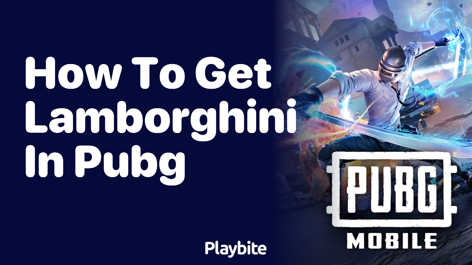 How to Get a Lamborghini in PUBG Mobile