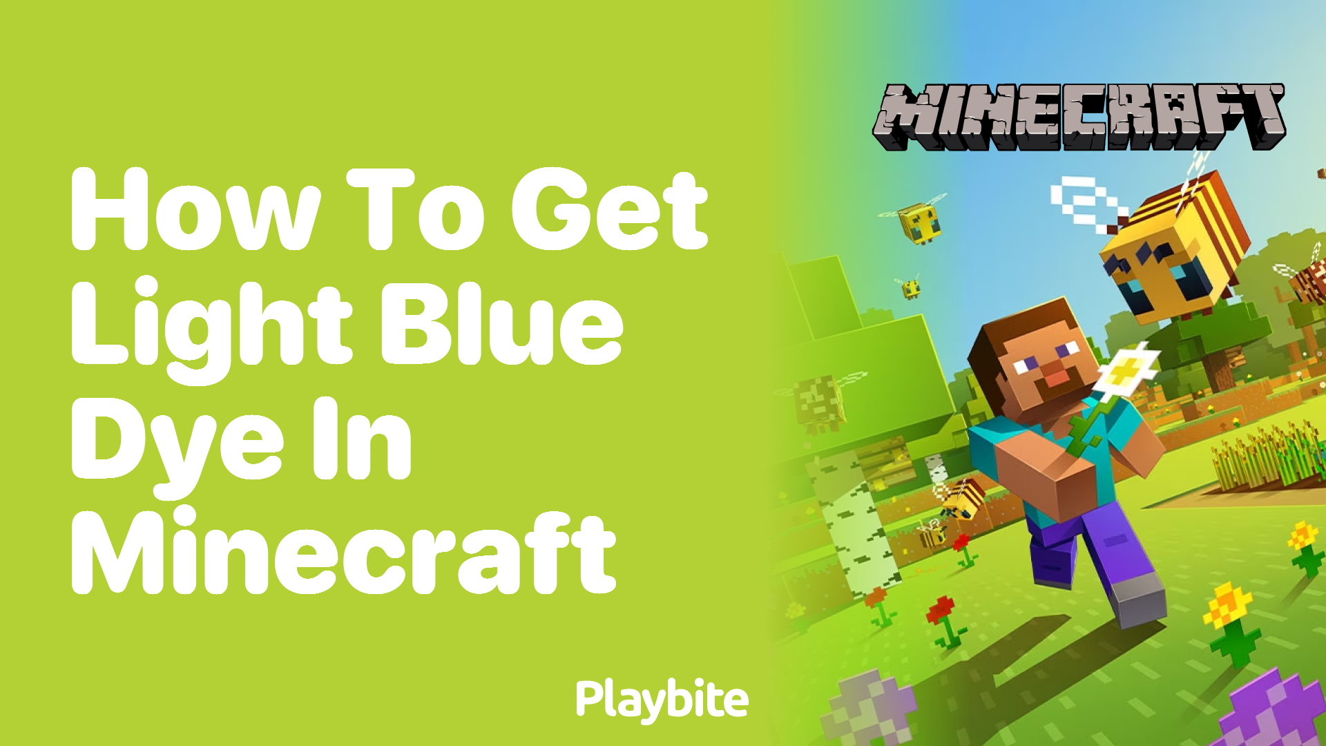 How to Get Light Blue Dye in Minecraft