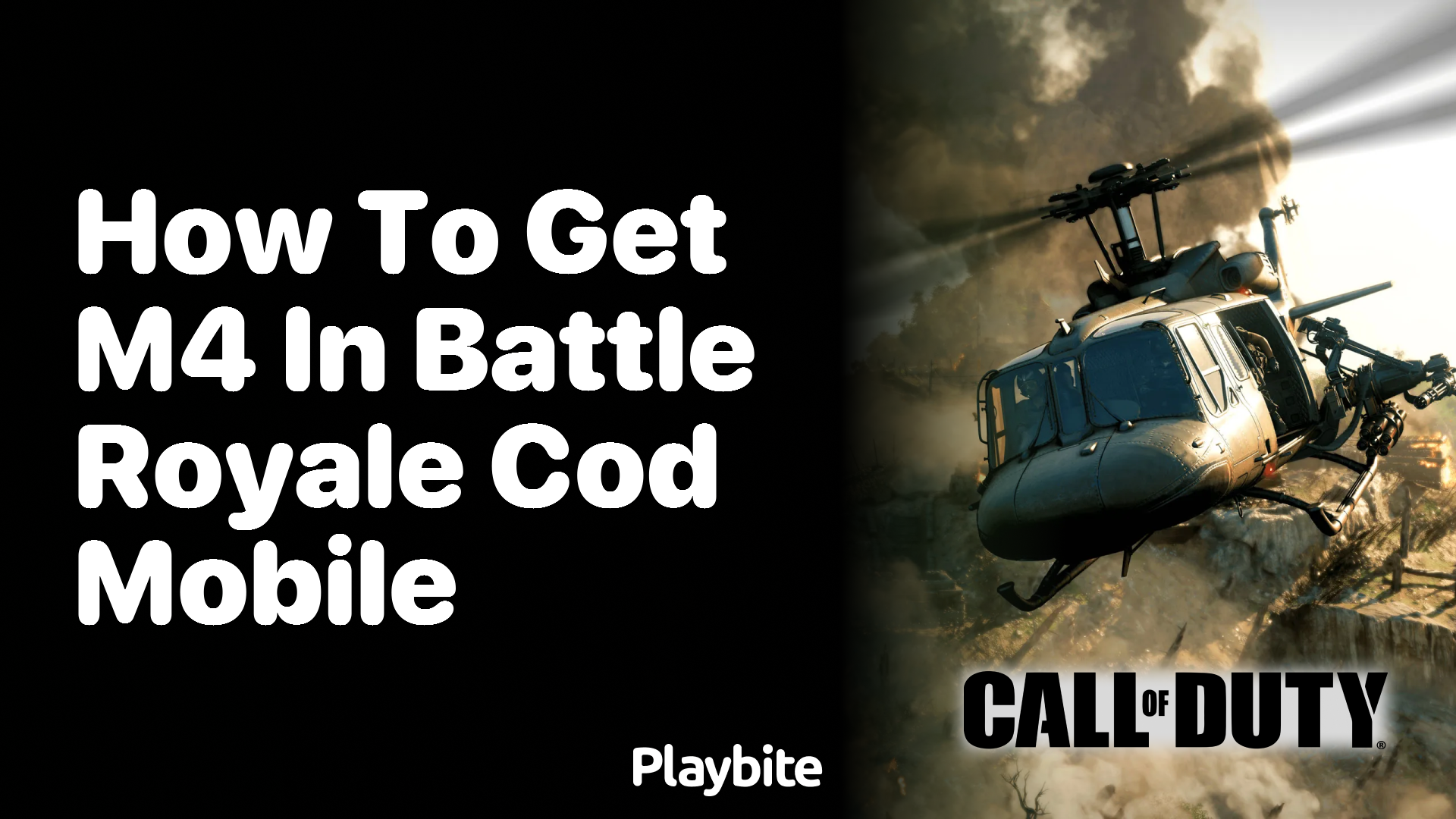 How to Get the M4 in Battle Royale COD Mobile