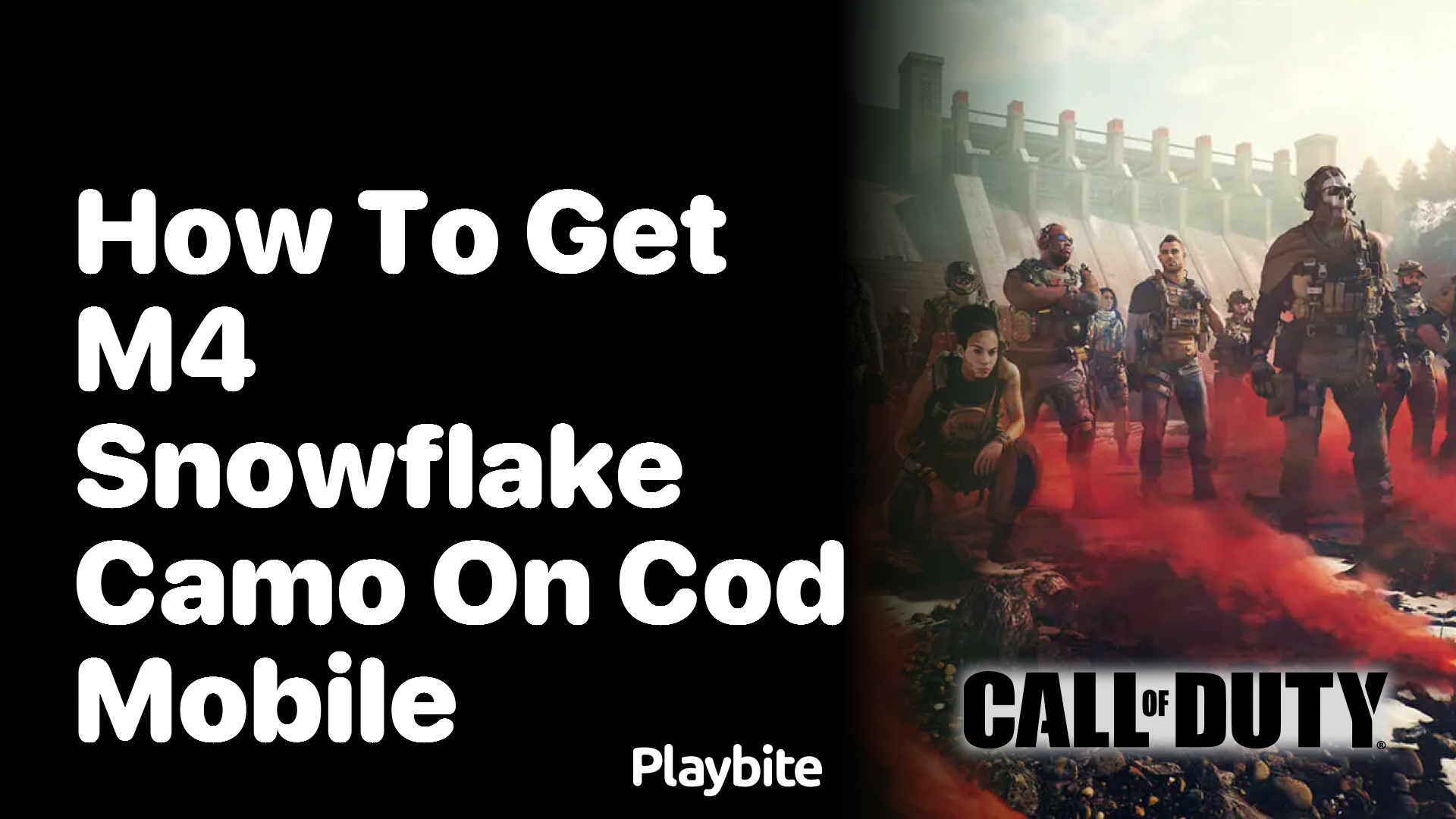 How to Get the M4 Snowflake Camo in COD Mobile