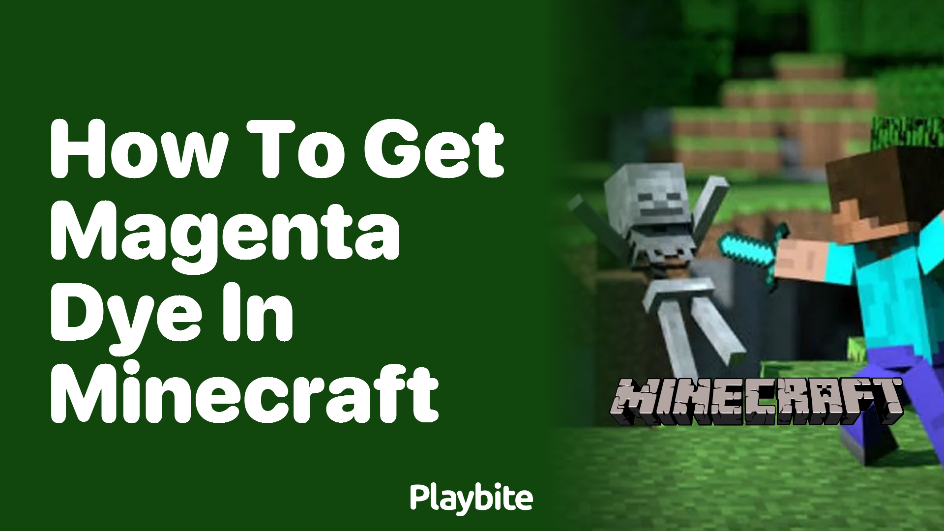 How to Get Magenta Dye in Minecraft