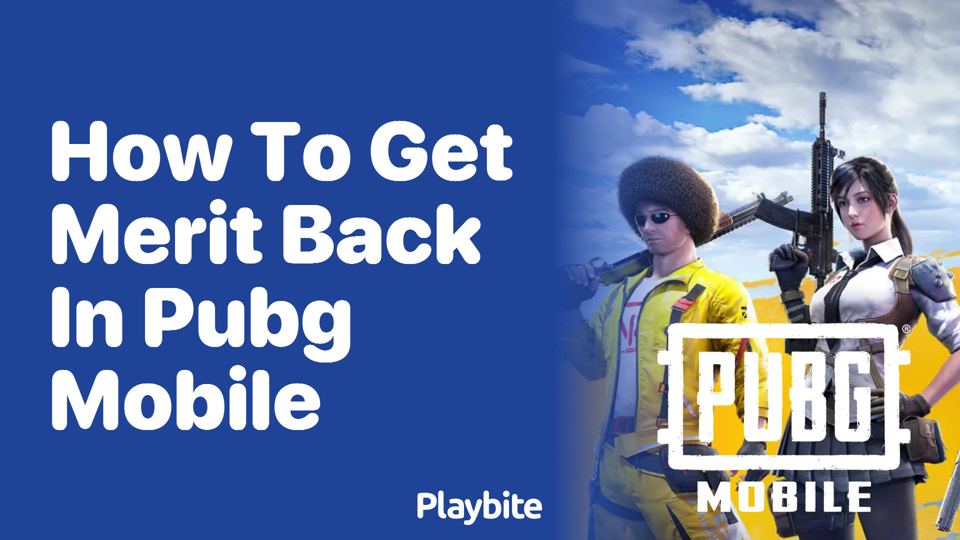 How to get merit back in PUBG Mobile