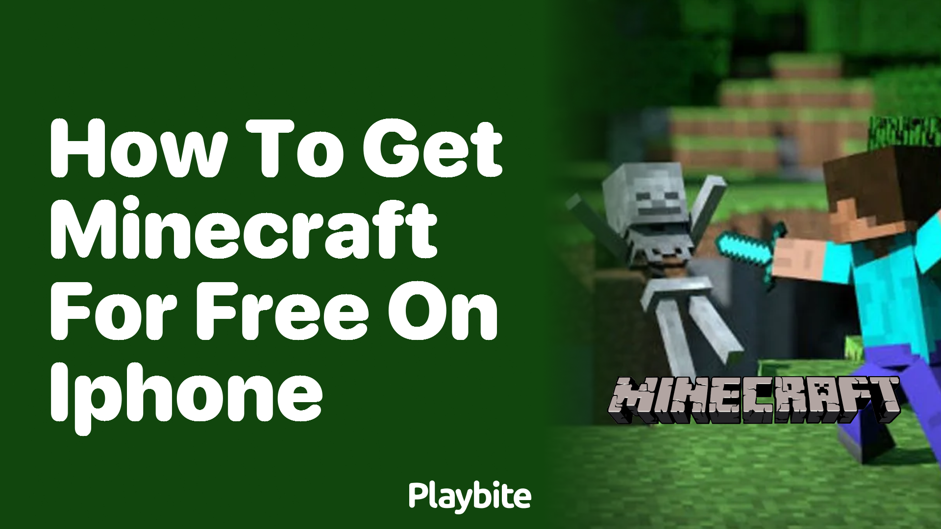 How to Get Minecraft for Free on iPhone