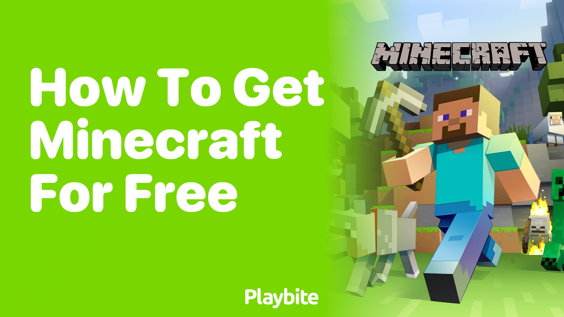 How to get Minecraft for free