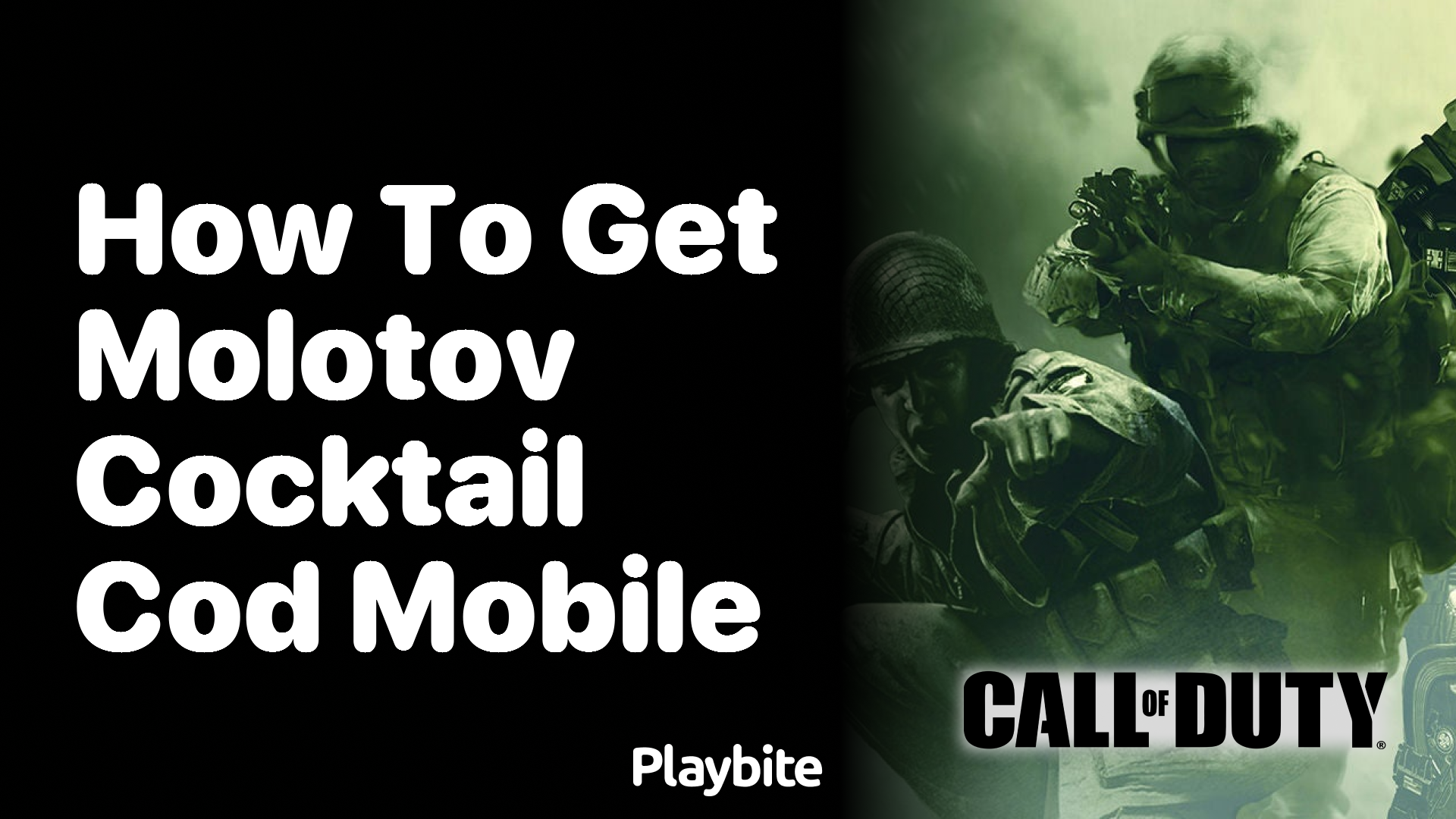 How to Get the Molotov Cocktail in COD Mobile