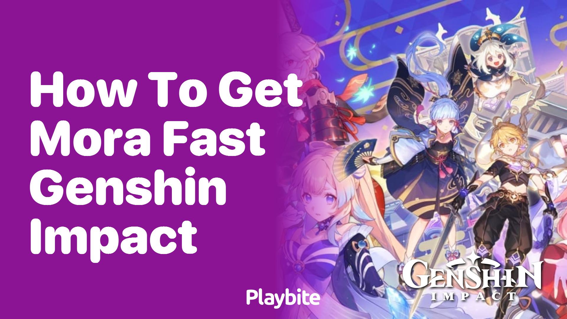 How to Get Mora Fast in Genshin Impact