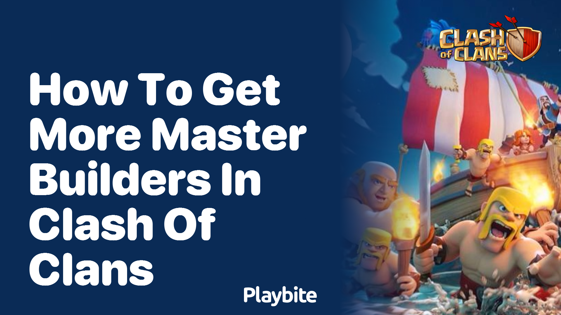 How to Get More Master Builders in Clash of Clans