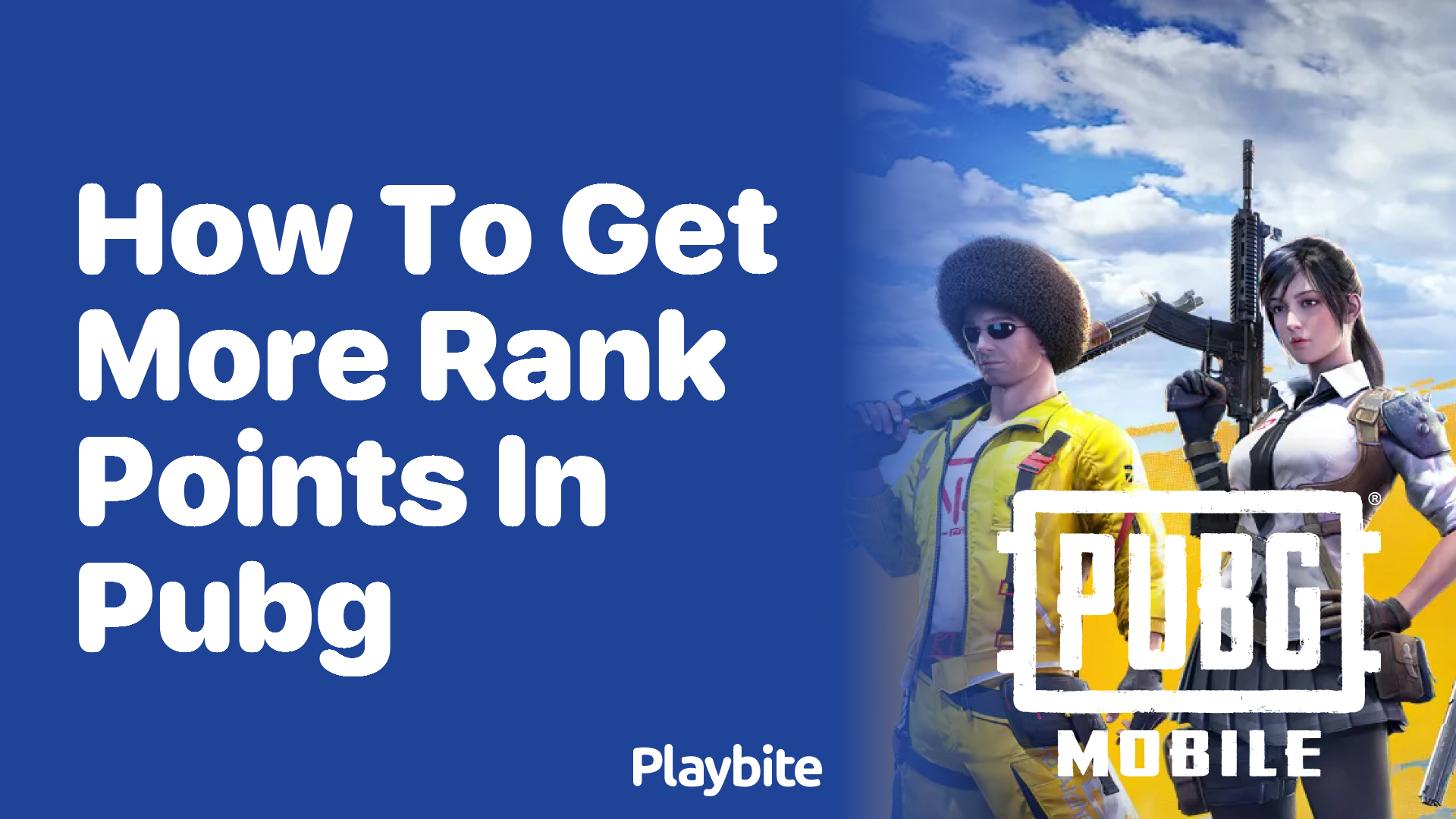 How to Score More Rank Points in PUBG Mobile