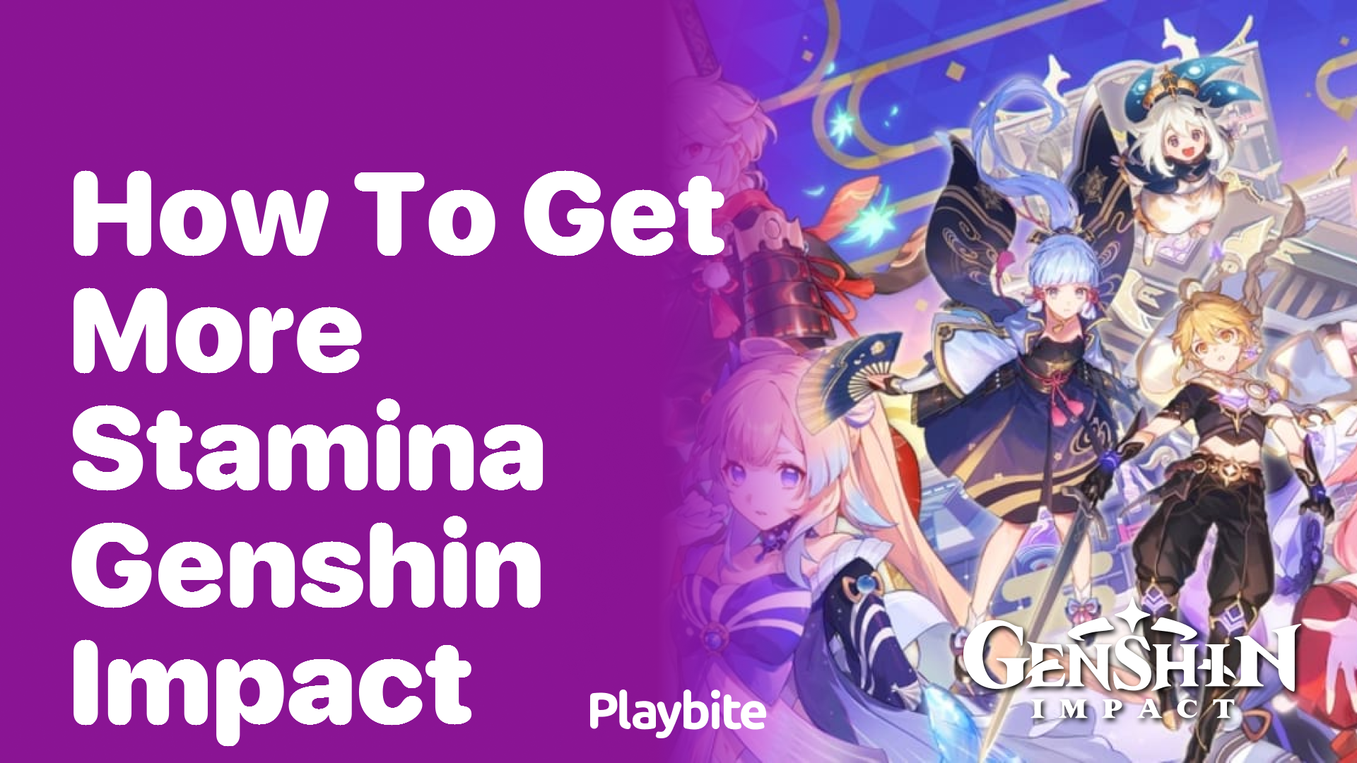 How to Get More Stamina in Genshin Impact