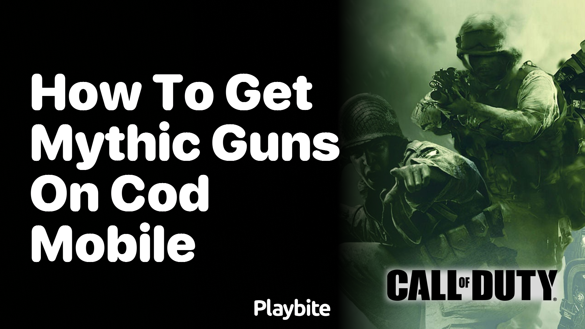 How to Get Mythic Guns on COD Mobile