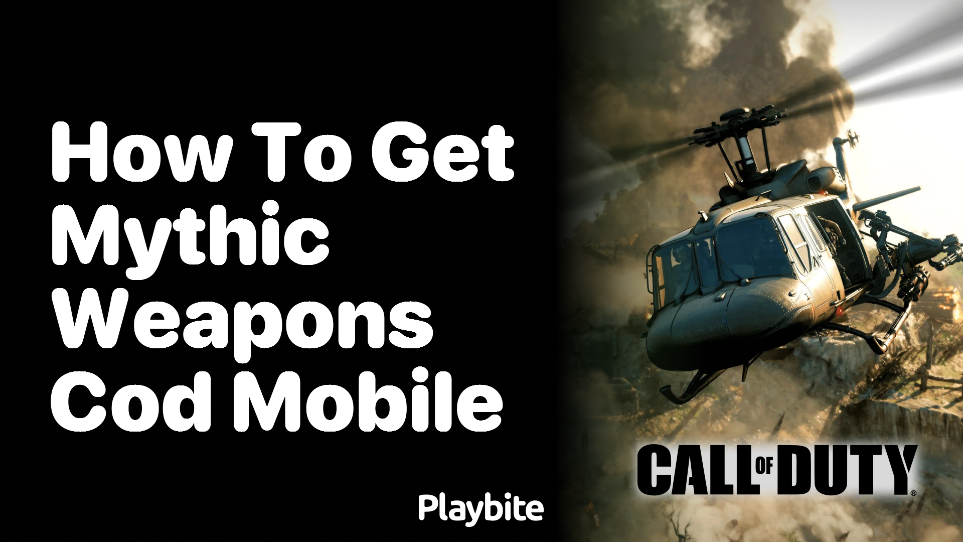 How to Get Mythic Weapons in COD Mobile