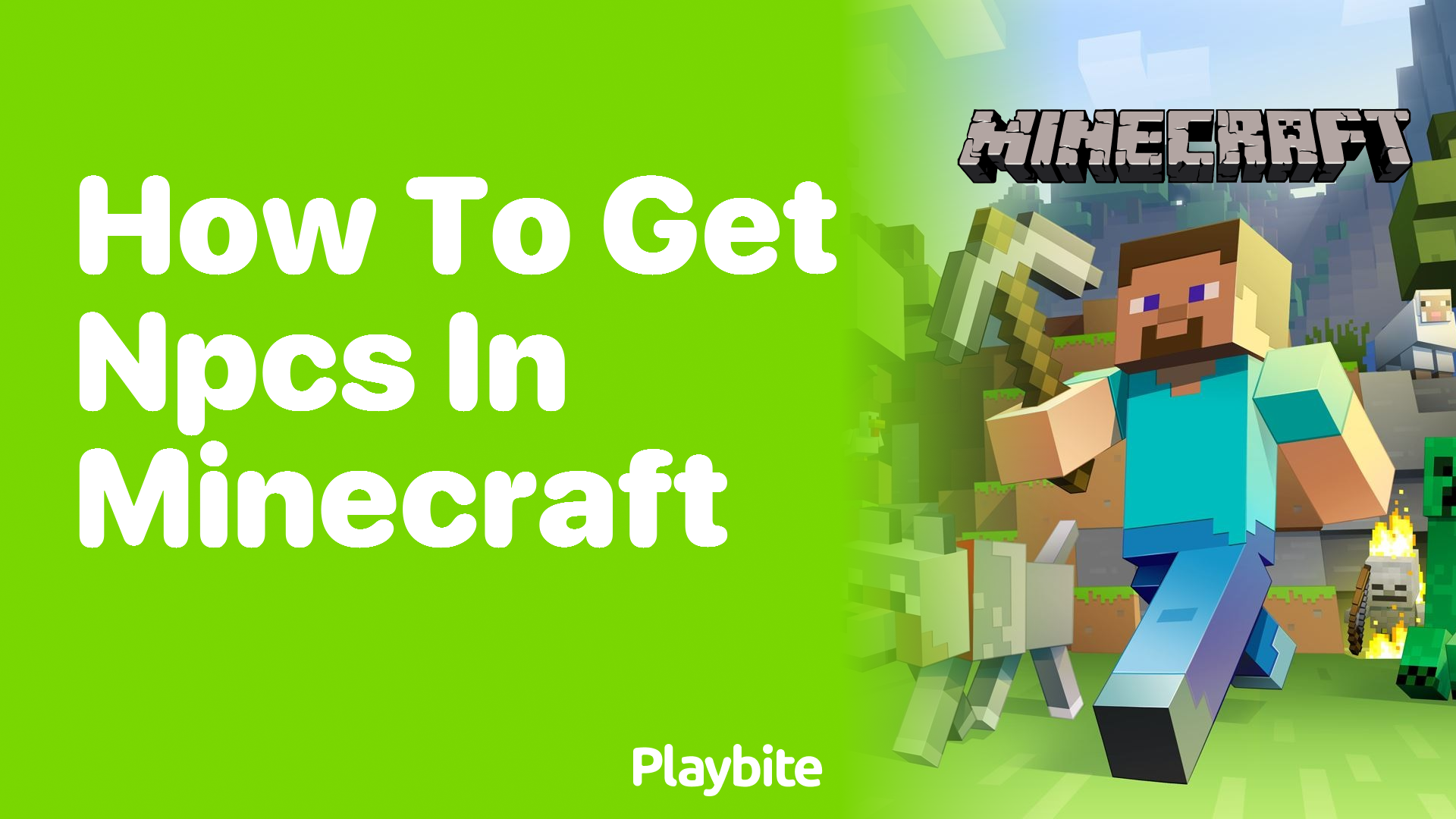 How to Get NPCs in Minecraft Playbite