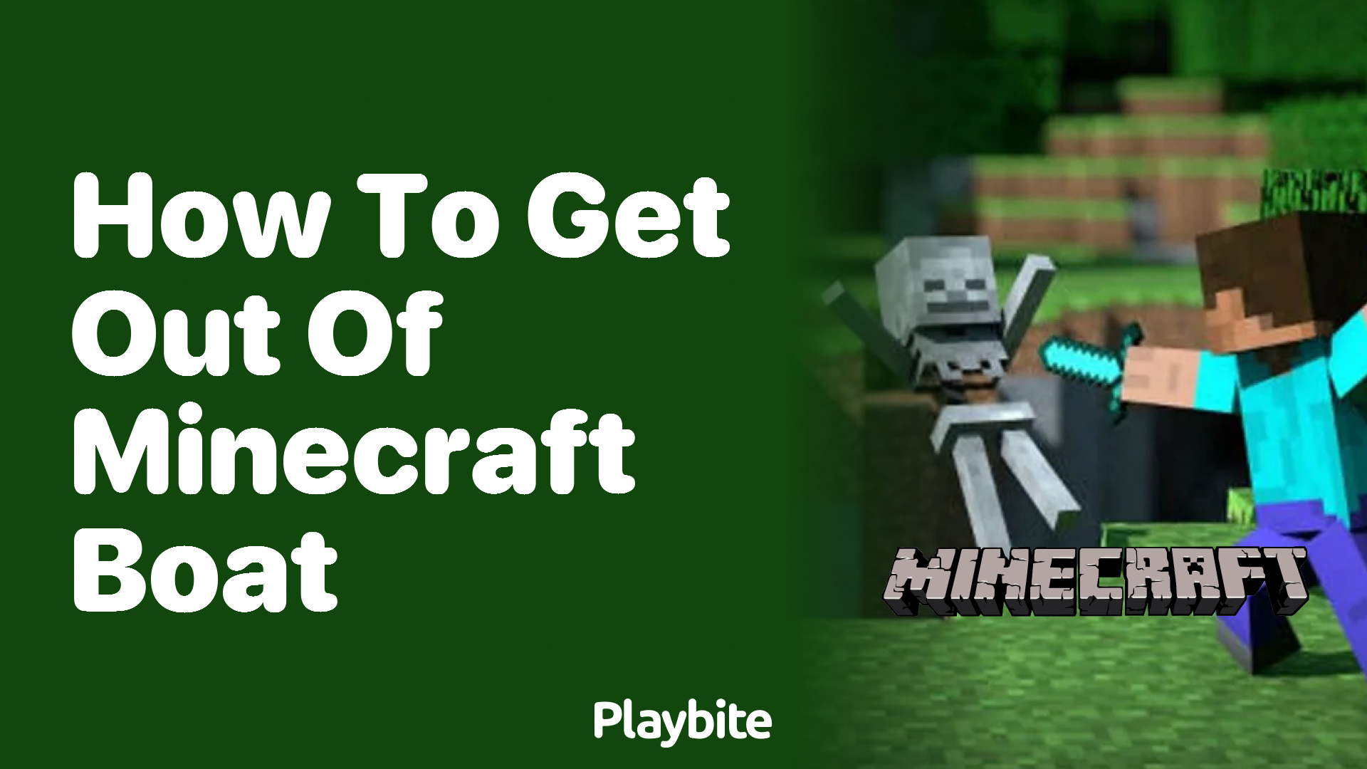 How to Get Out of a Minecraft Boat: A Simple Guide