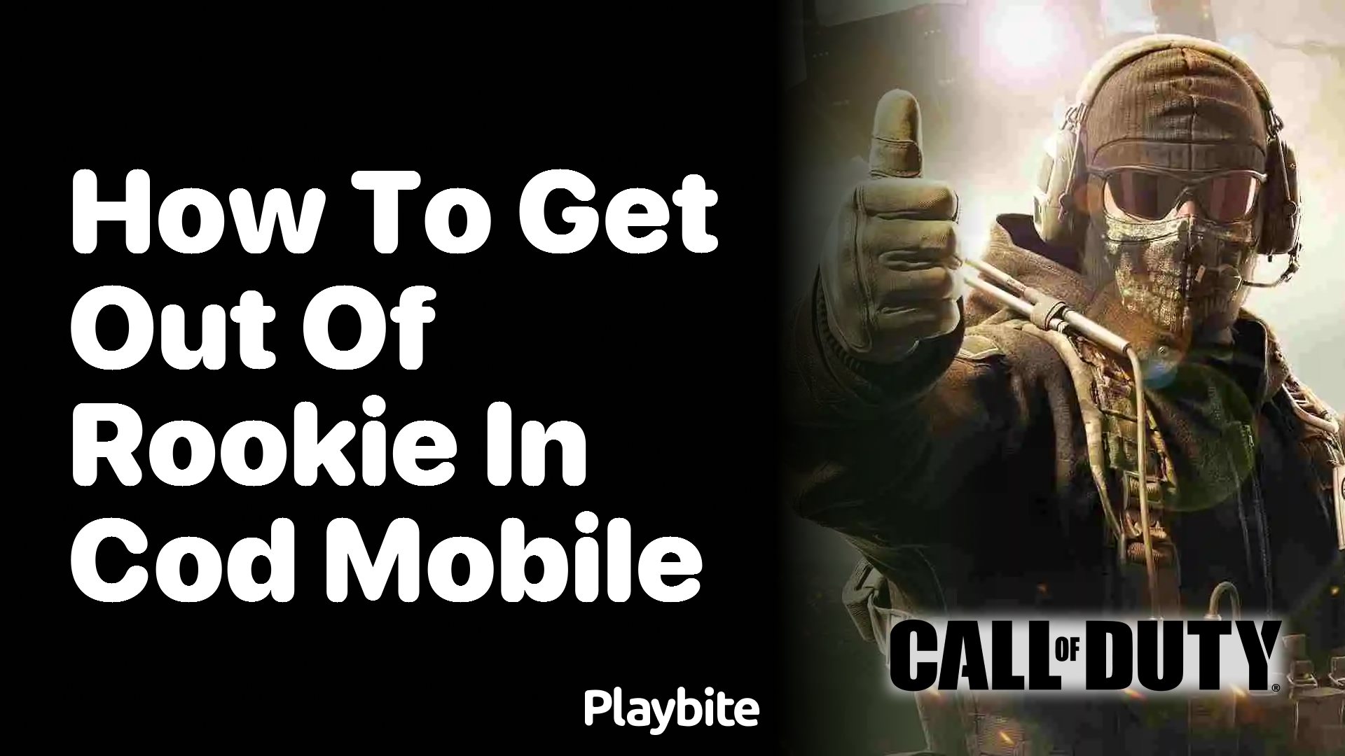 How to Get Out of Rookie in COD Mobile