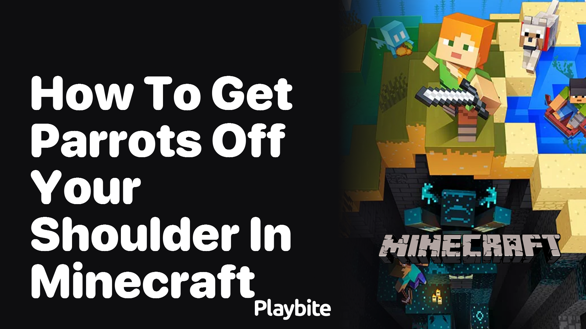 How to Get Parrots Off Your Shoulder in Minecraft