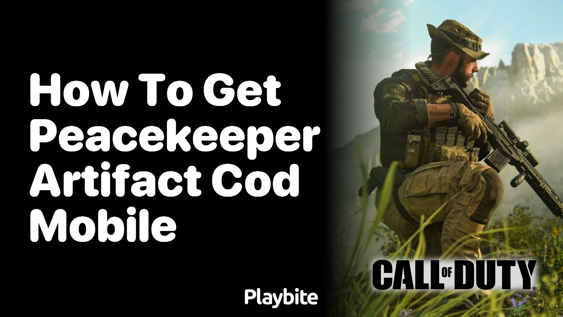 How to Get the Peacekeeper Artifact in COD Mobile