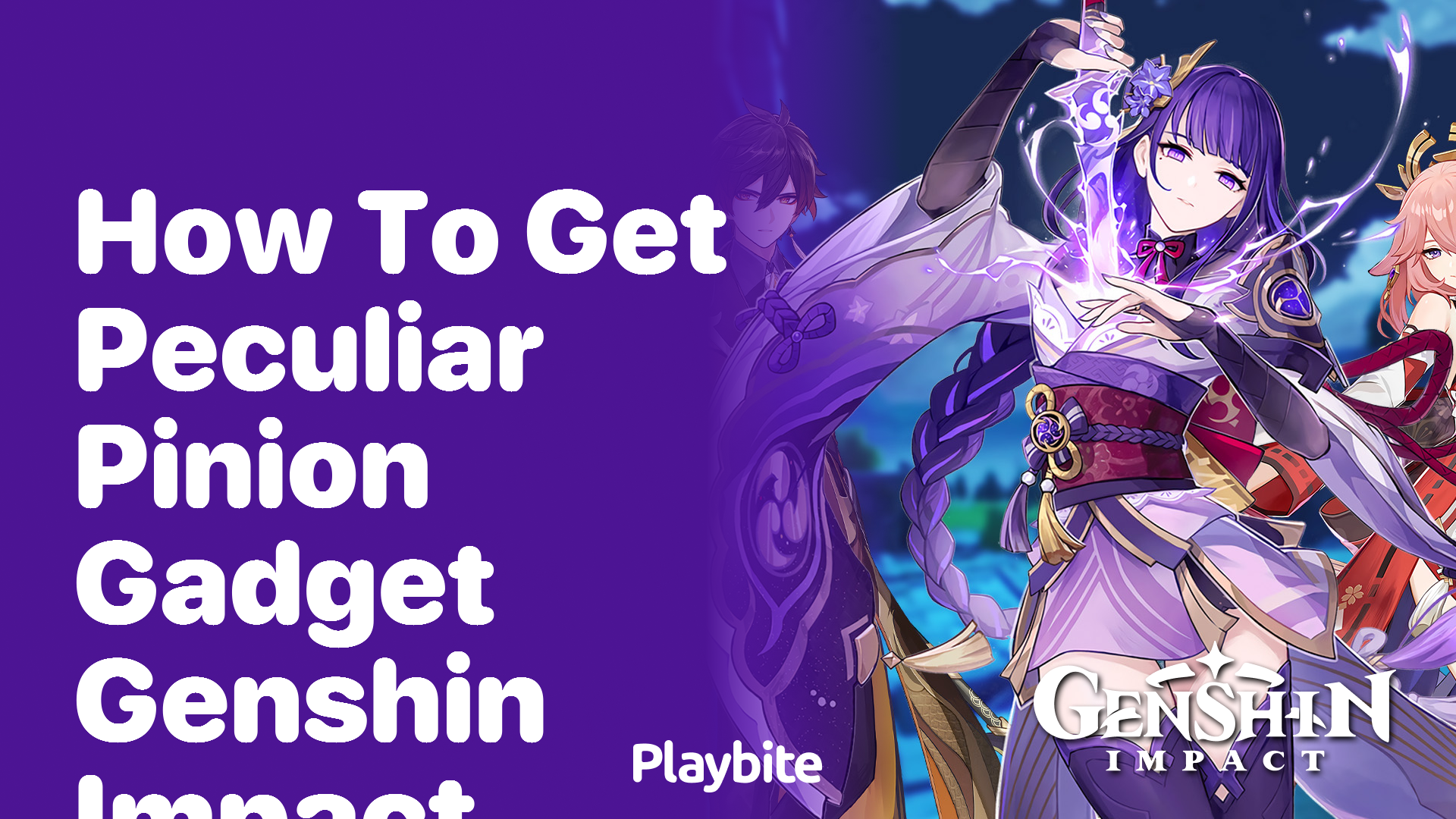 How to Get the Peculiar Pinion Gadget in Genshin Impact