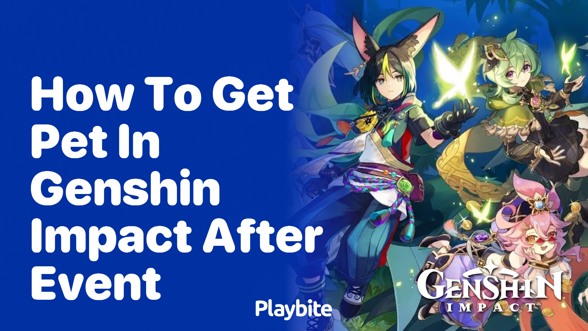 How to Get a Pet in Genshin Impact After the Event