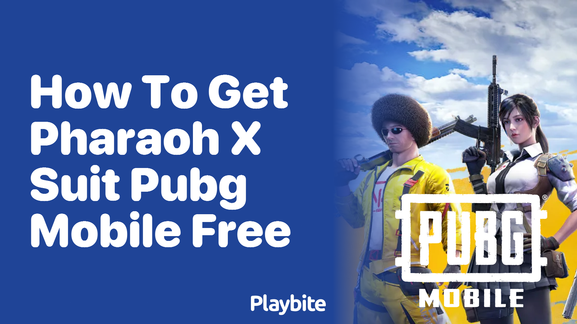 How to Get the Pharaoh X Suit in PUBG Mobile for Free