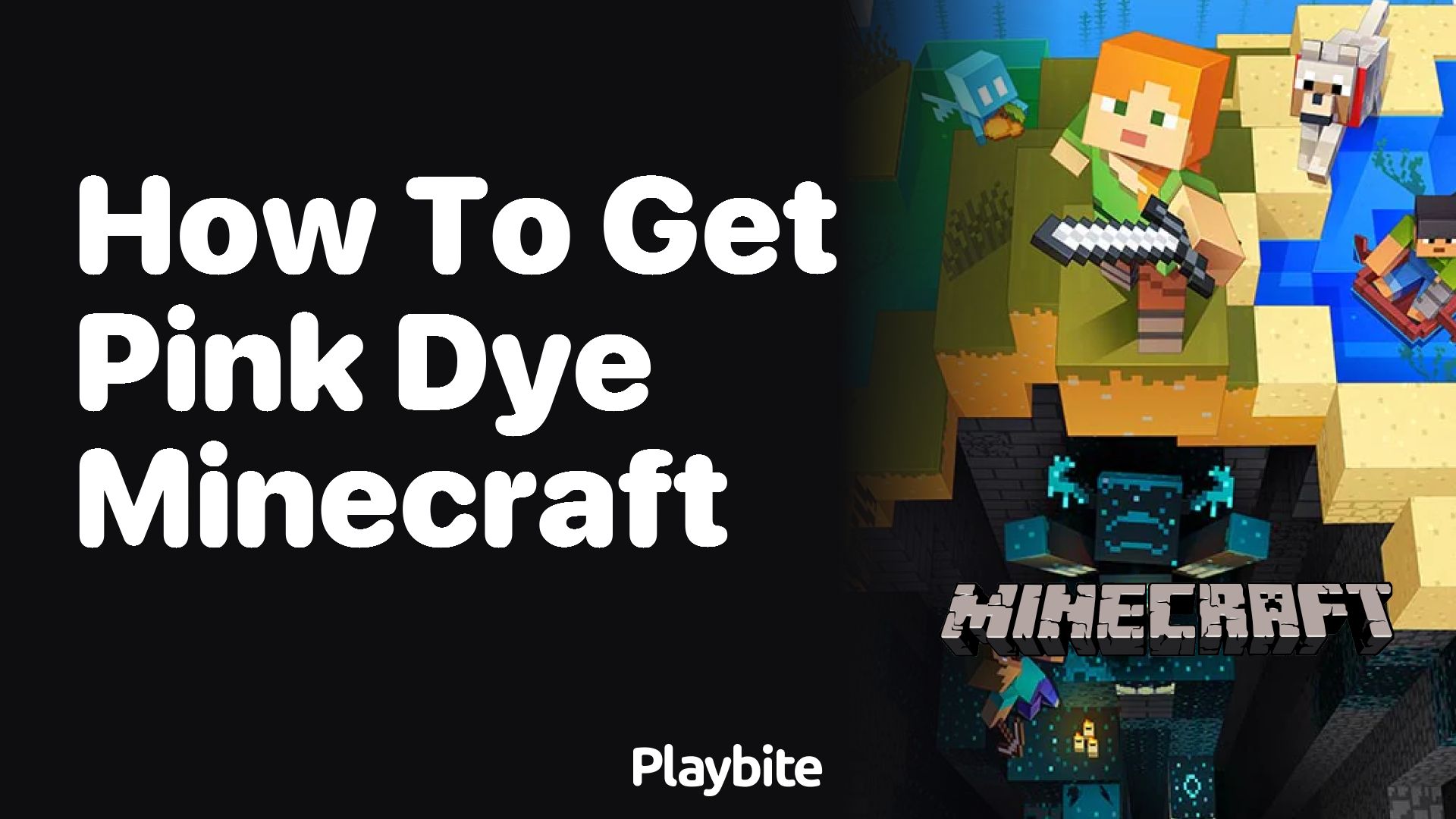 How to get pink dye in Minecraft