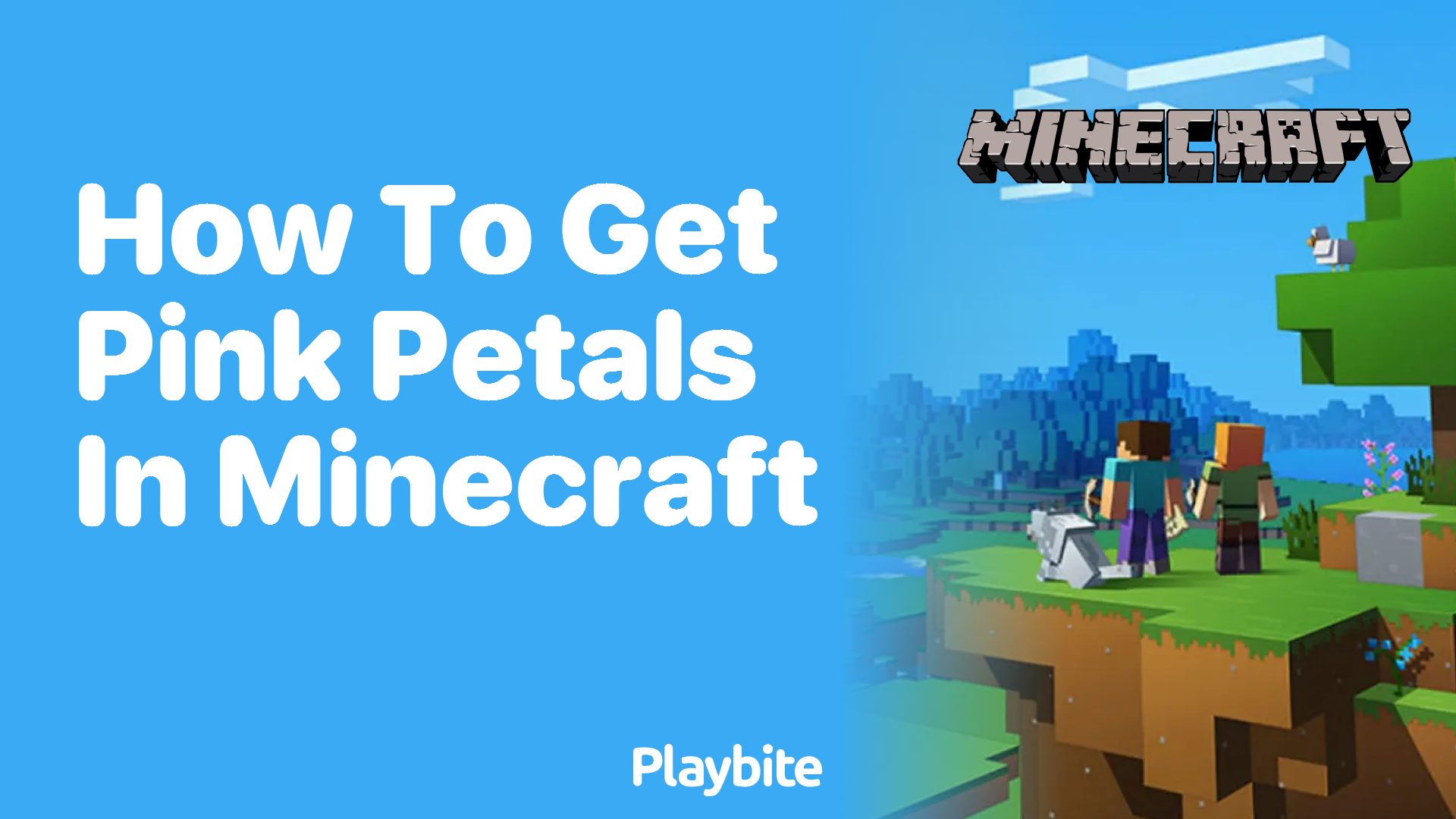 How to Get Pink Petals in Minecraft