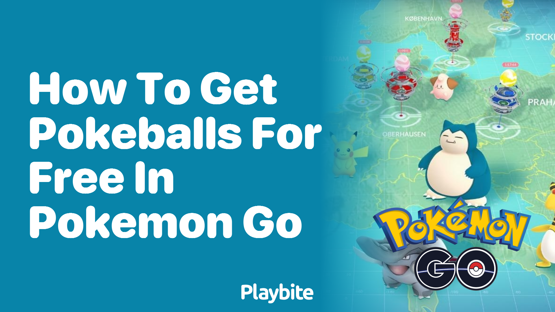 How to Get Pokeballs for Free in Pokemon GO