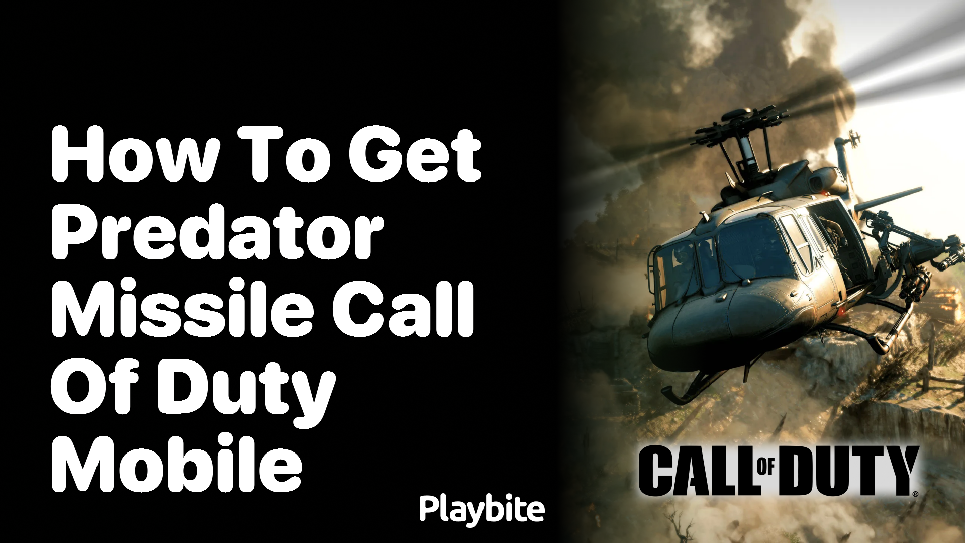 How to Get the Predator Missile in Call of Duty Mobile? Playbite