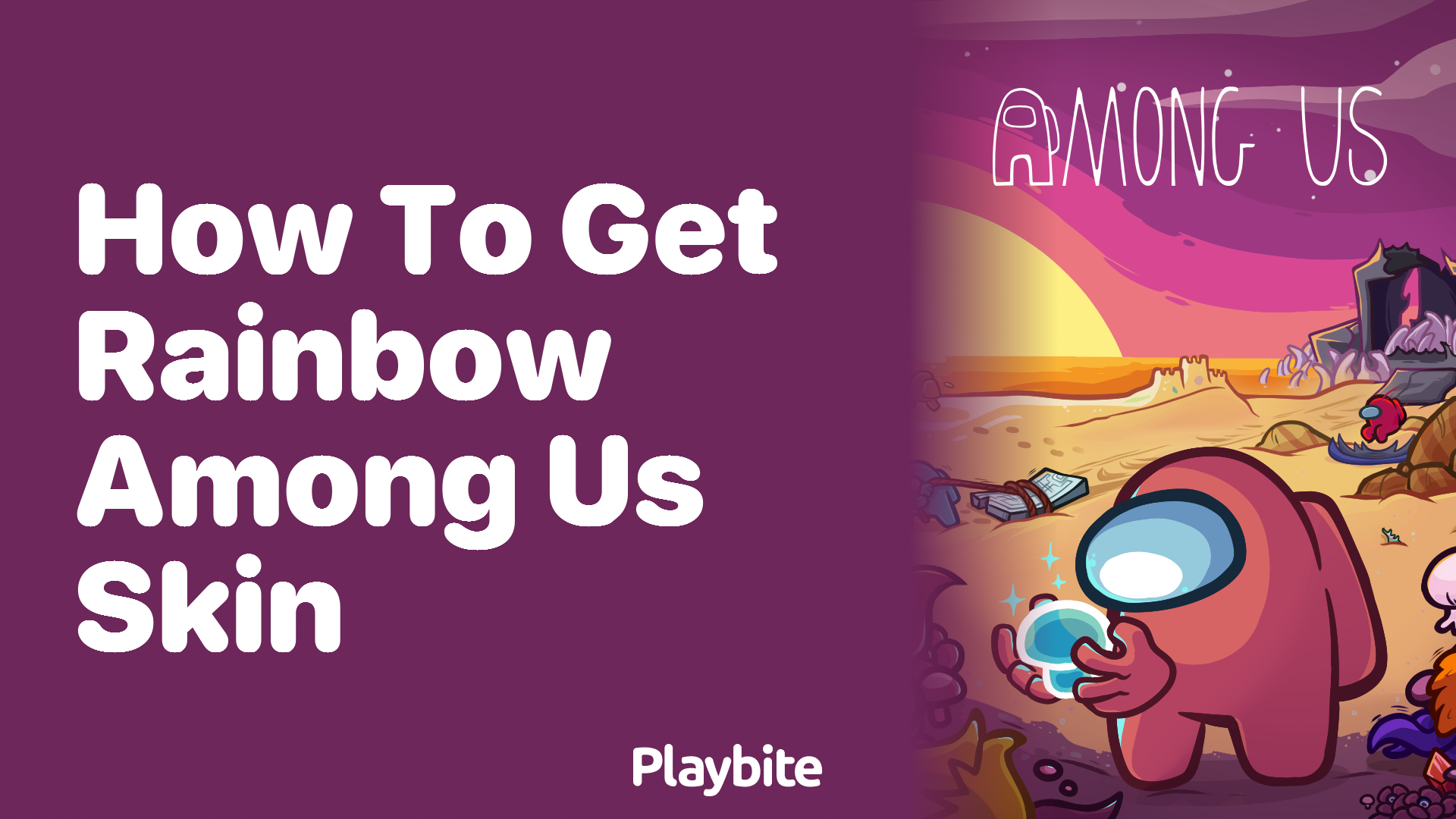 How to Get the Rainbow Among Us Skin