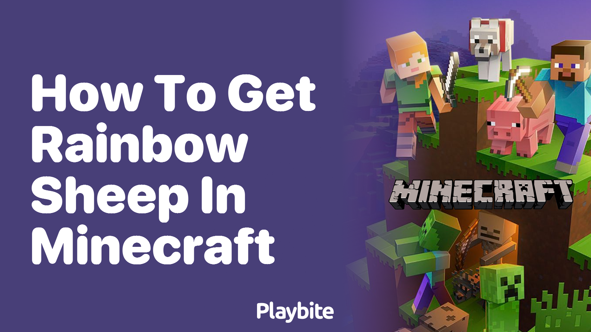 How to Get Rainbow Sheep in Minecraft: A Colorful Surprise!