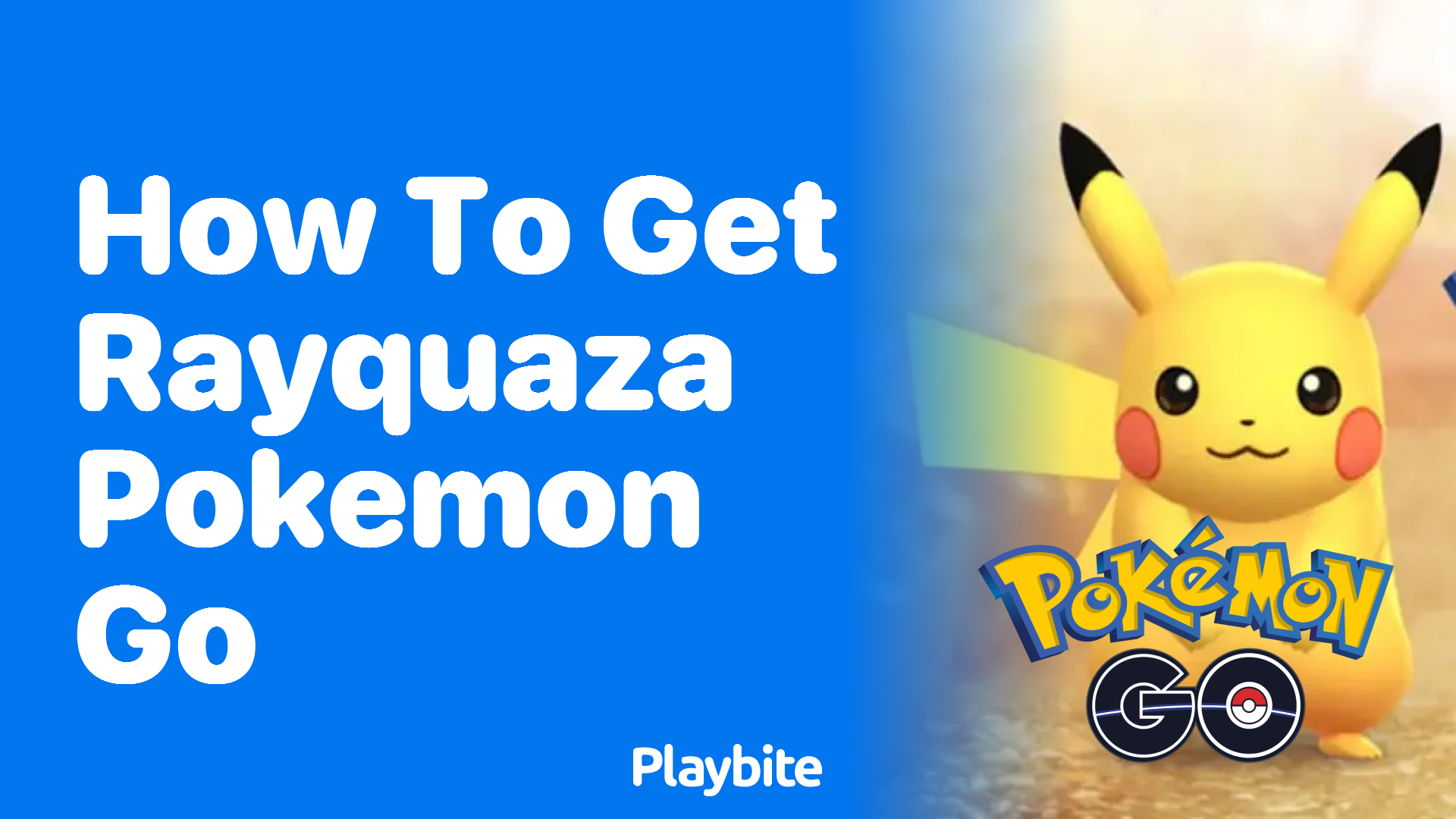 How to Get Rayquaza in Pokemon GO