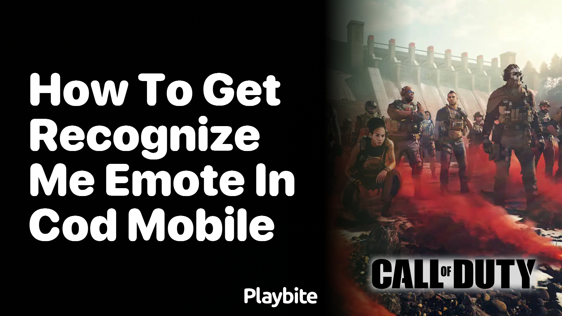 How to Get the Recognize Me Emote in COD Mobile