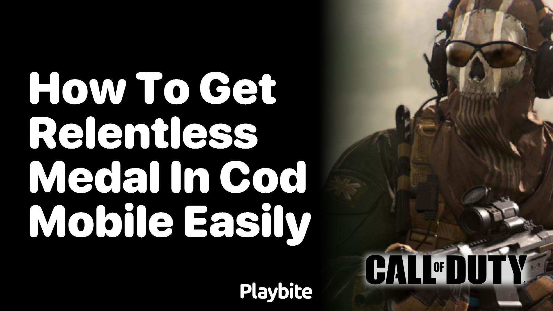 How to Easily Get a Relentless Medal in CoD Mobile