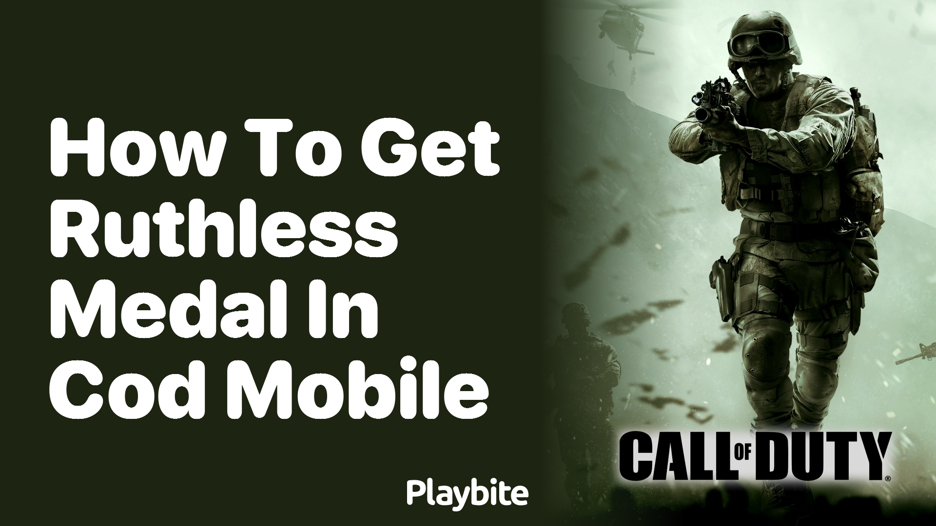 How to Get the Ruthless Medal in COD Mobile
